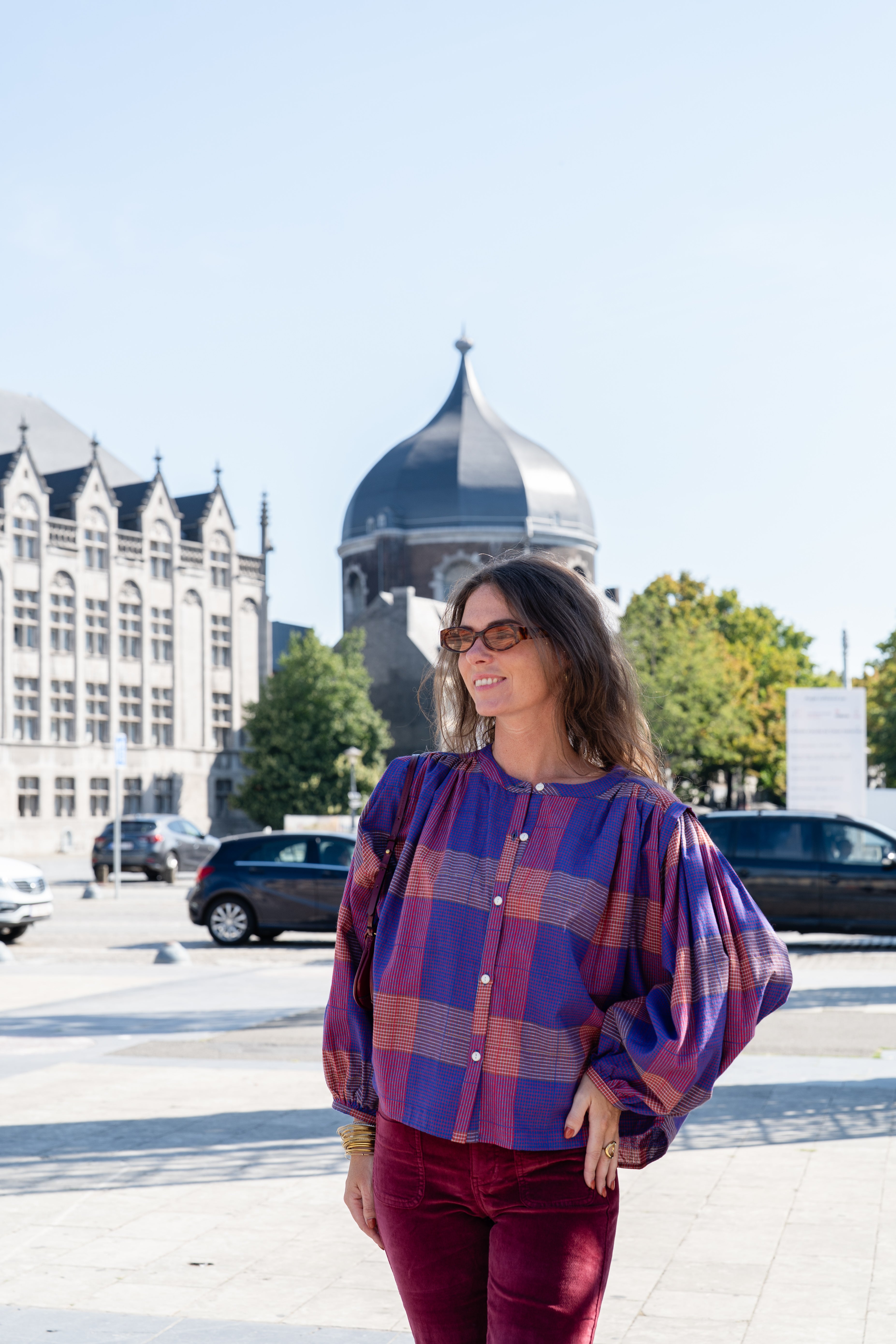 Blouse JANET à carreaux