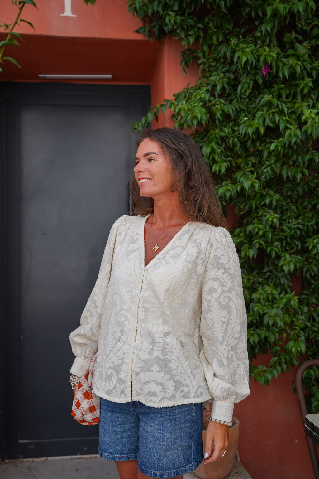 Blouse ample en dentelle BLAIKE