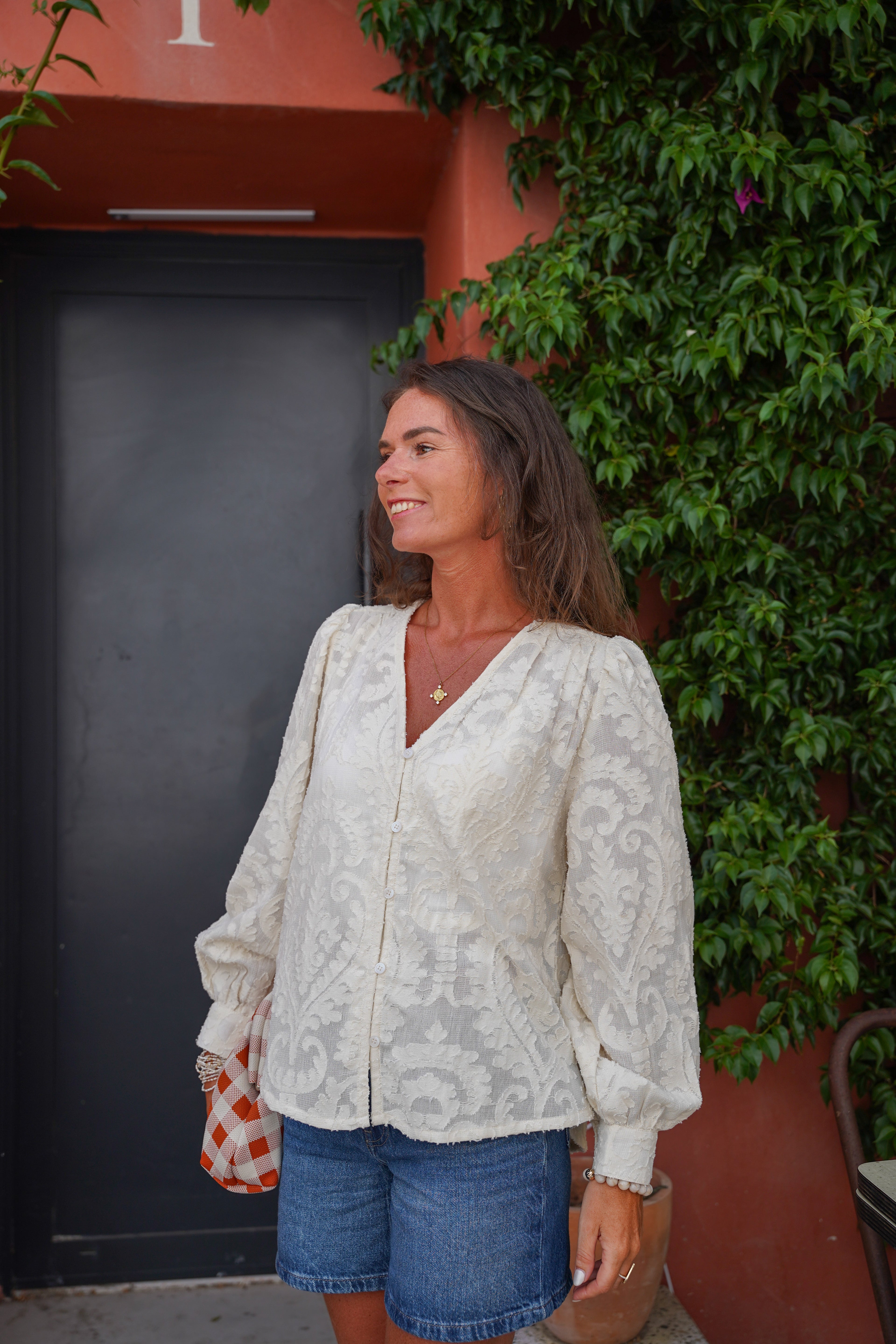 Blouse ample en dentelle BLAIKE