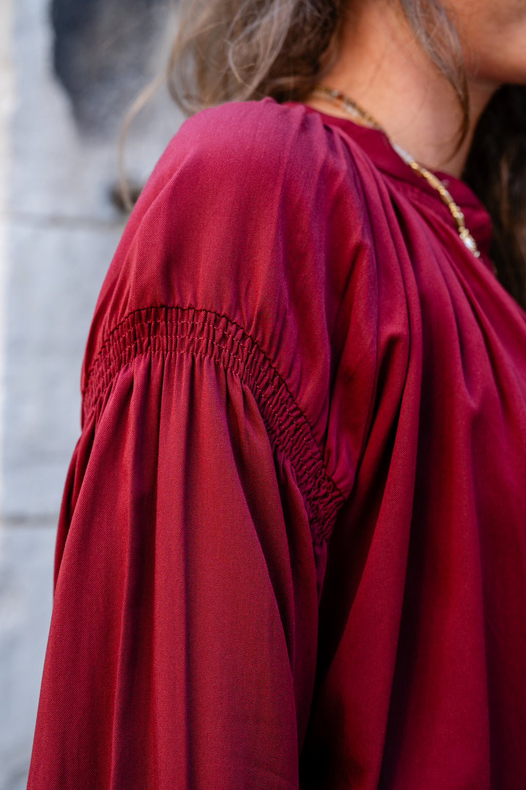 Blouse ABBY bordeaux