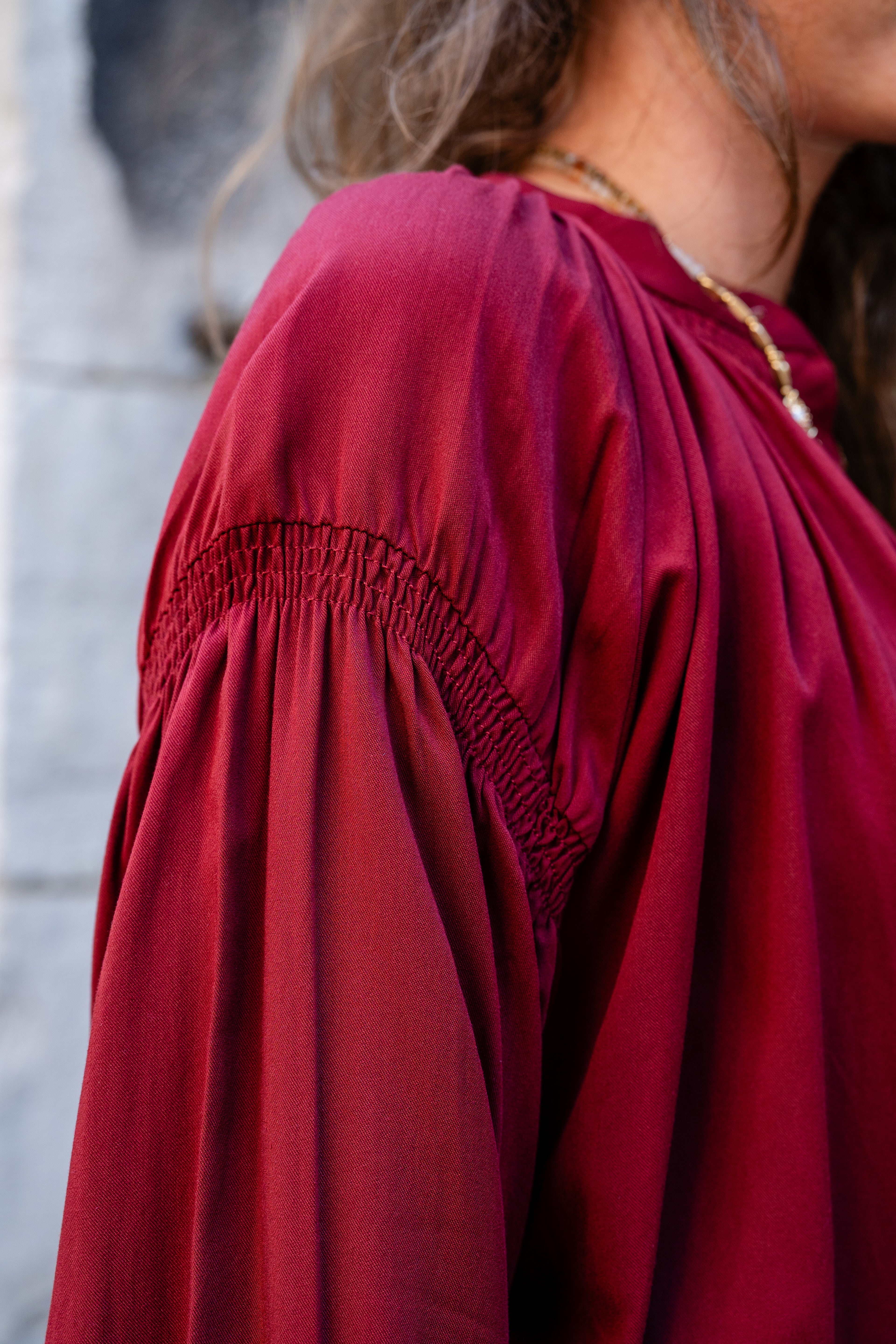 Blouse ABBY bordeaux