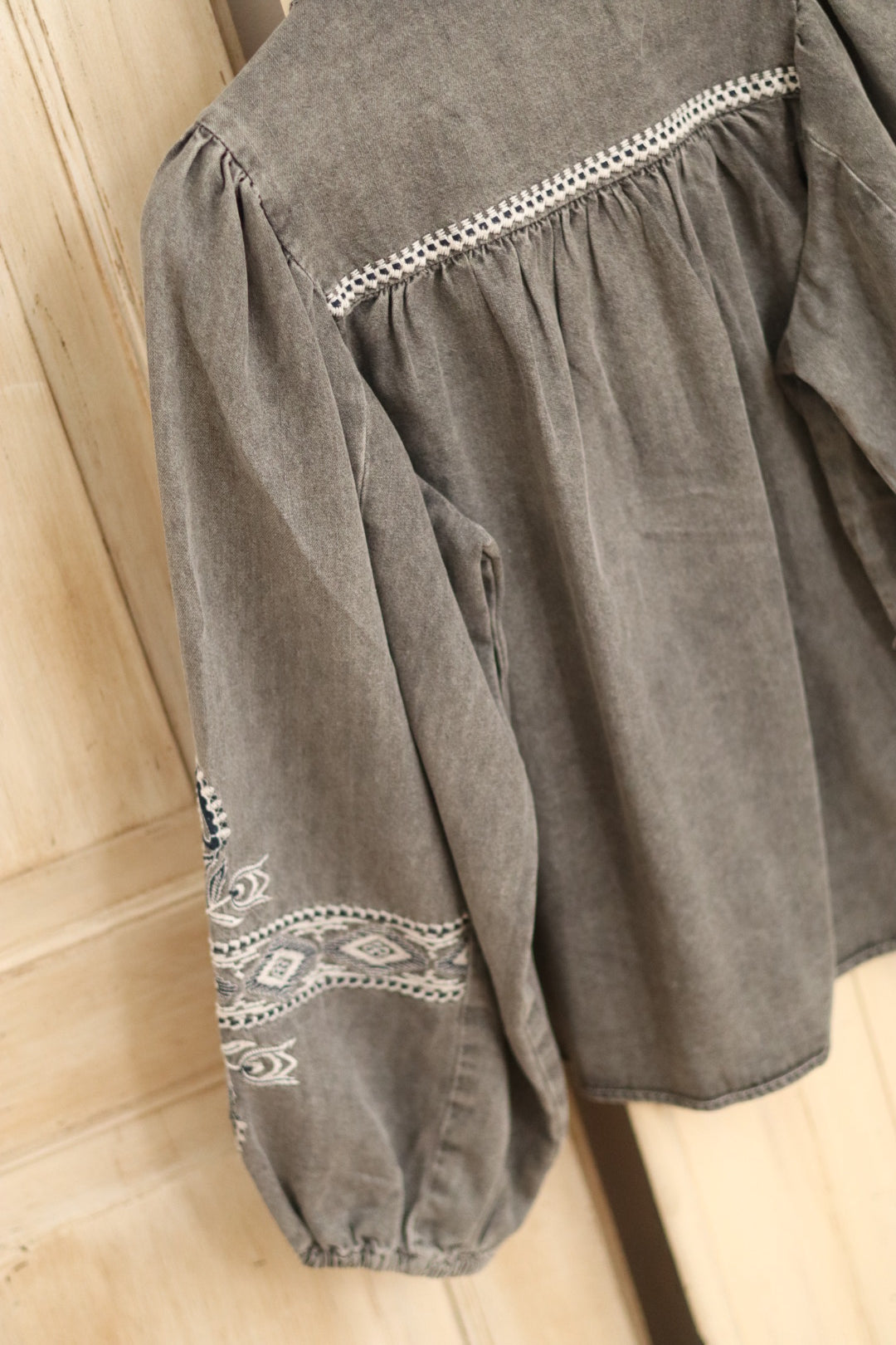 Chemise YAFFA en denim gris