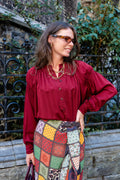 Blouse ABBY bordeaux