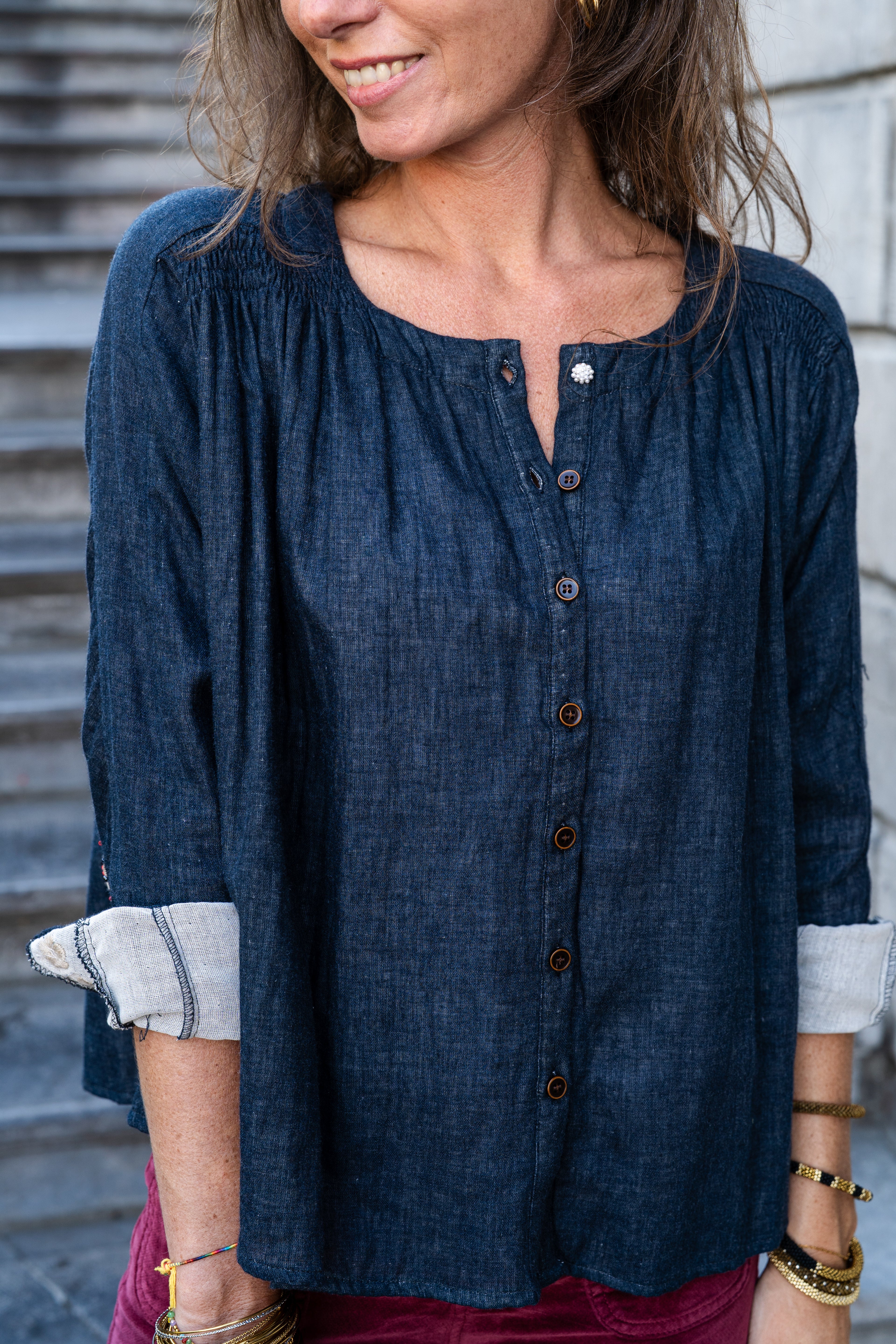 Blouse KRISTIN chambray