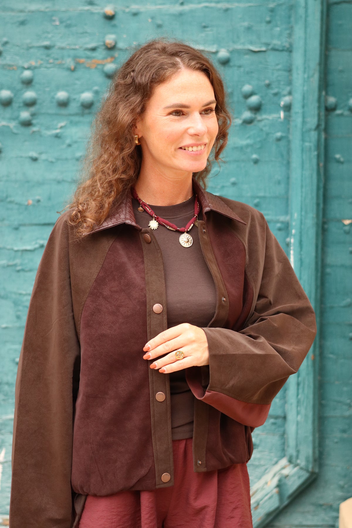 Veste LEANDRO bordeaux