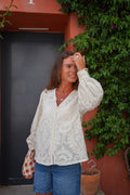 Blouse ample en dentelle BLAIKE