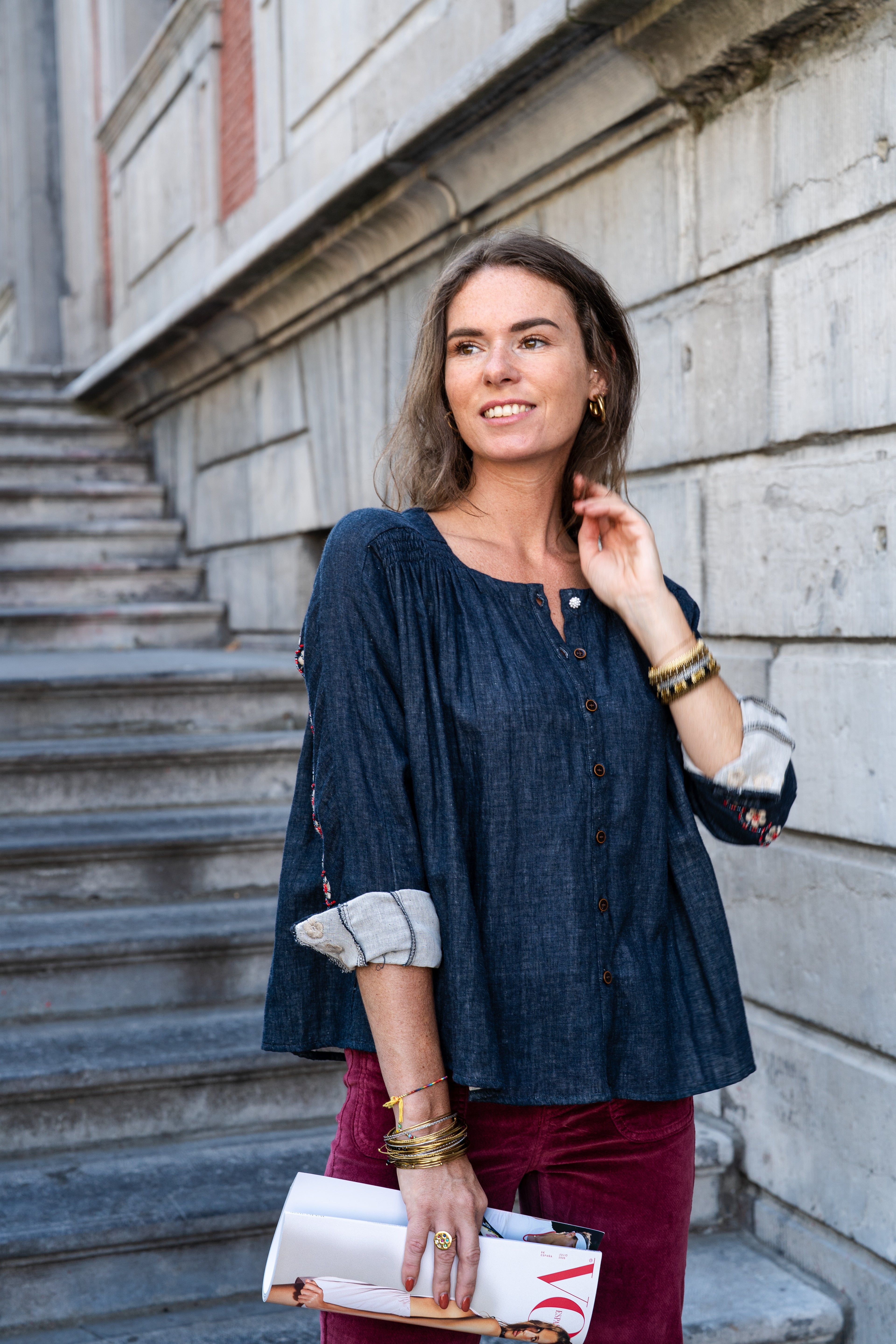 Blouse KRISTIN chambray