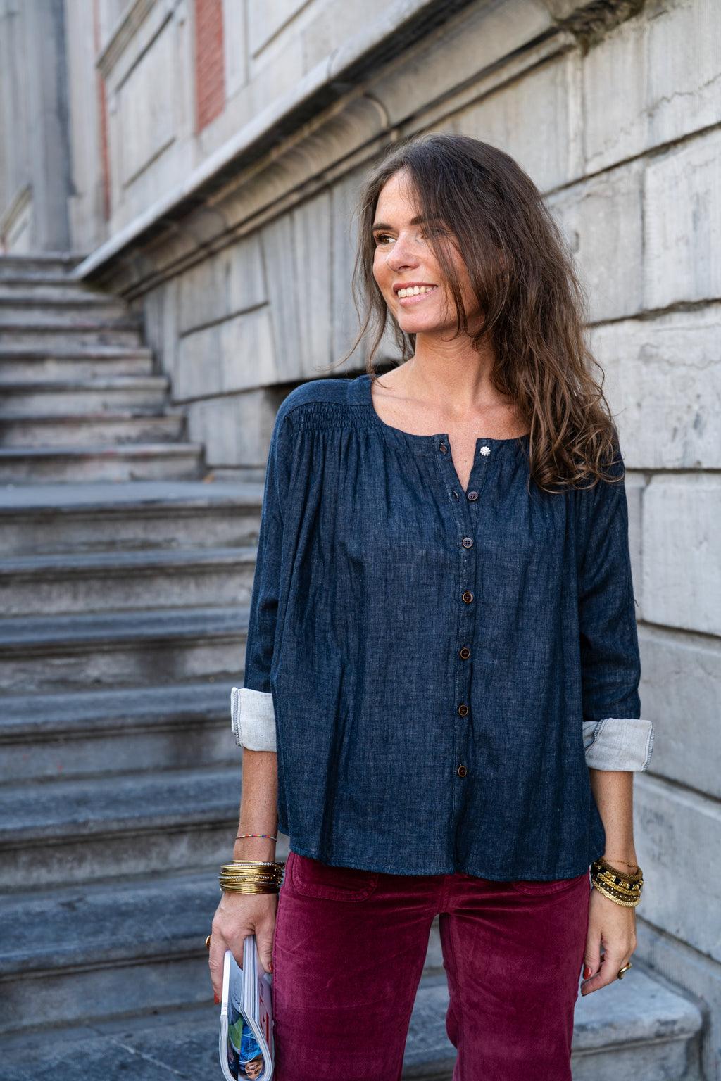 Blouse KRISTIN chambray
