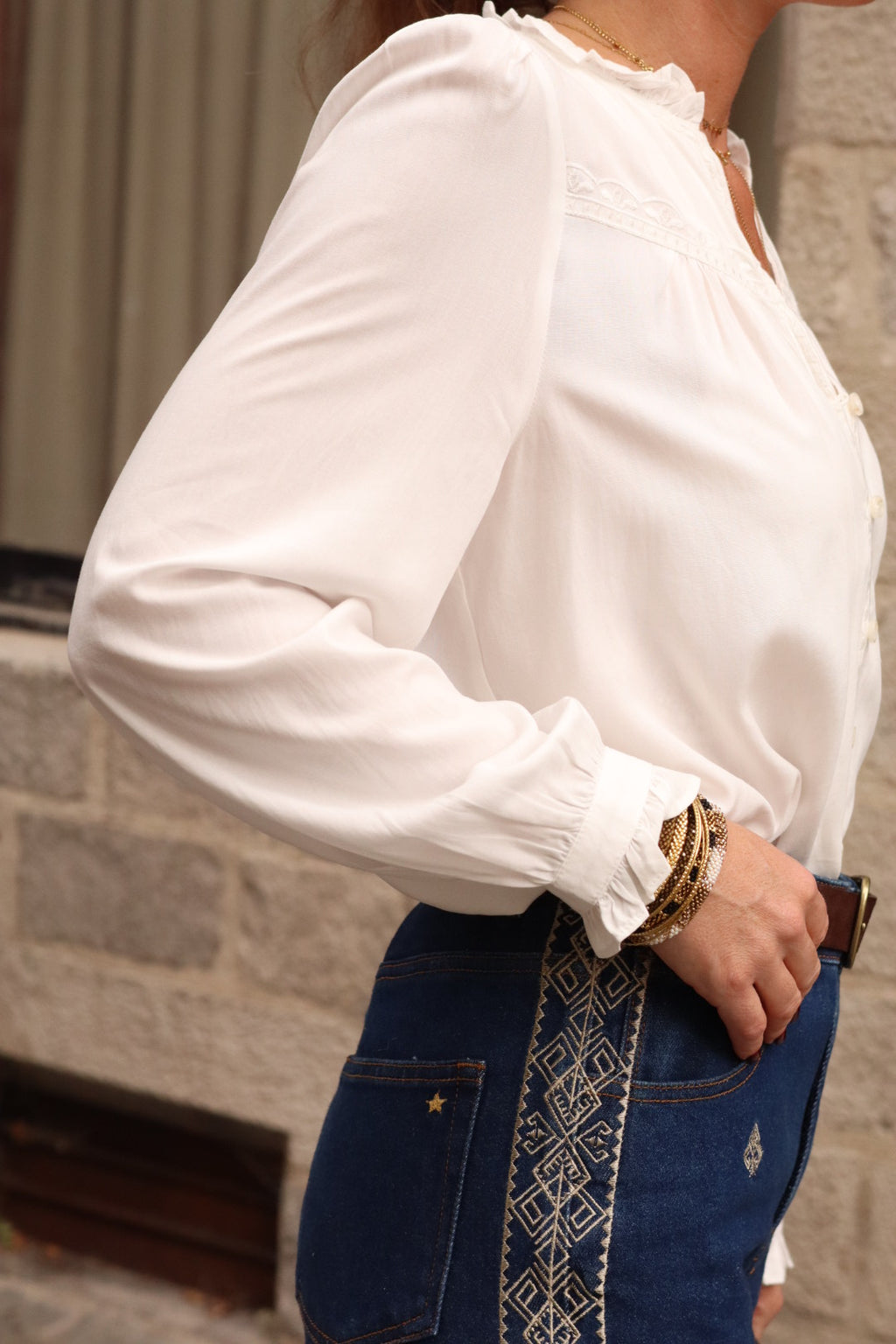 Blouse BOWEN blanc