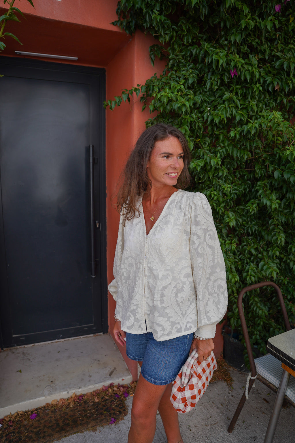 Blouse ample en dentelle BLAIKE