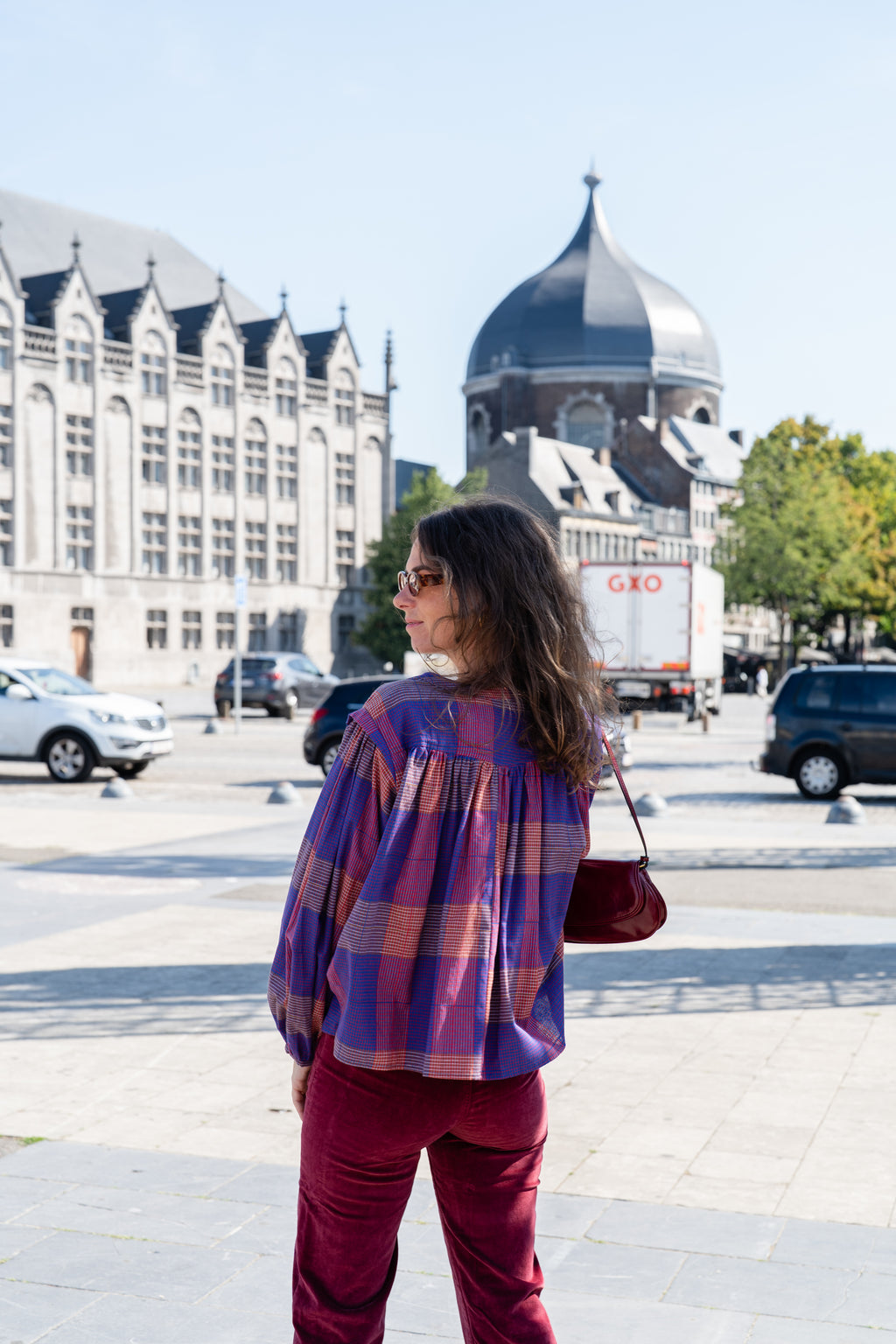 Blouse JANET à carreaux