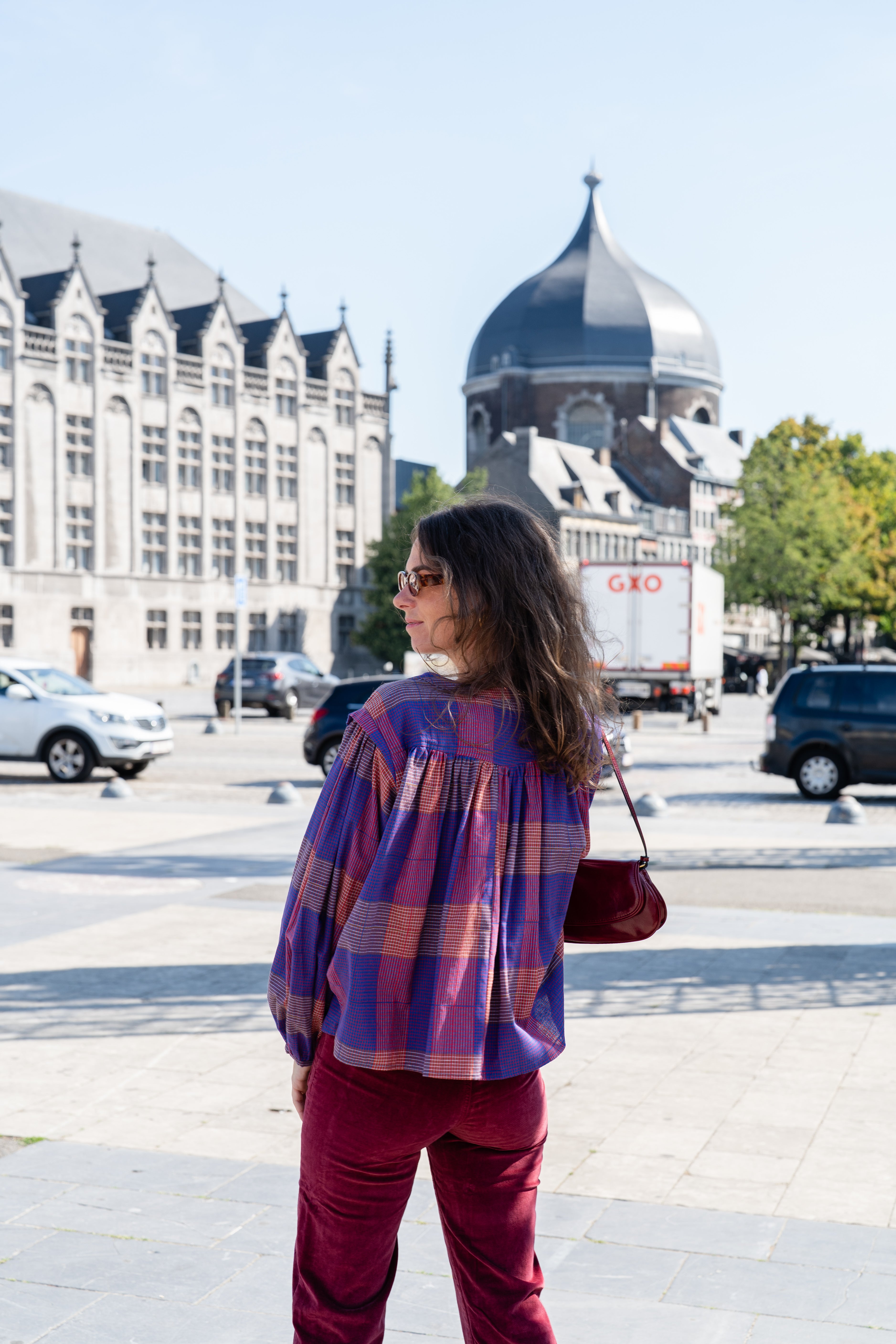Blouse JANET à carreaux