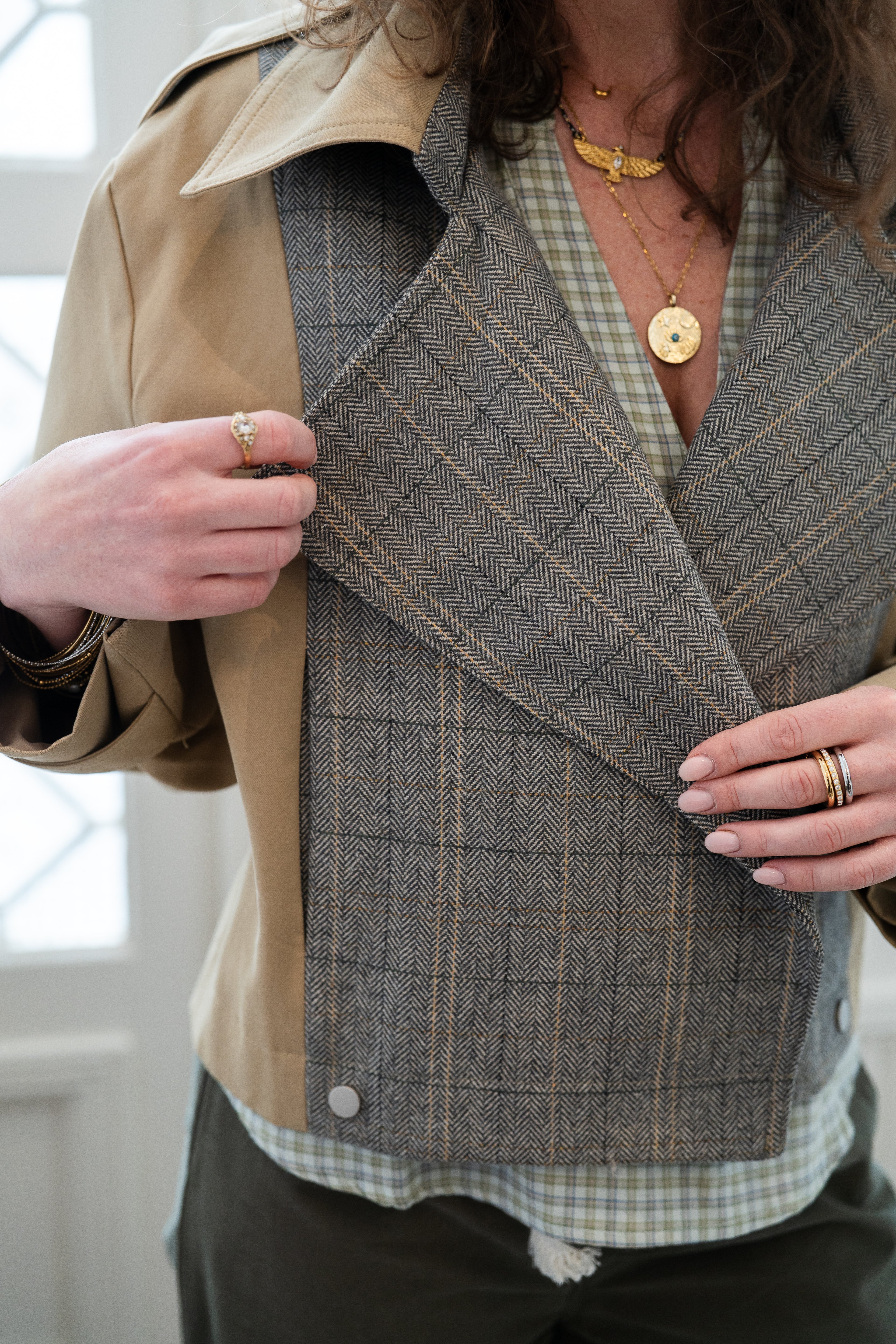 Veste KRIS bi matière