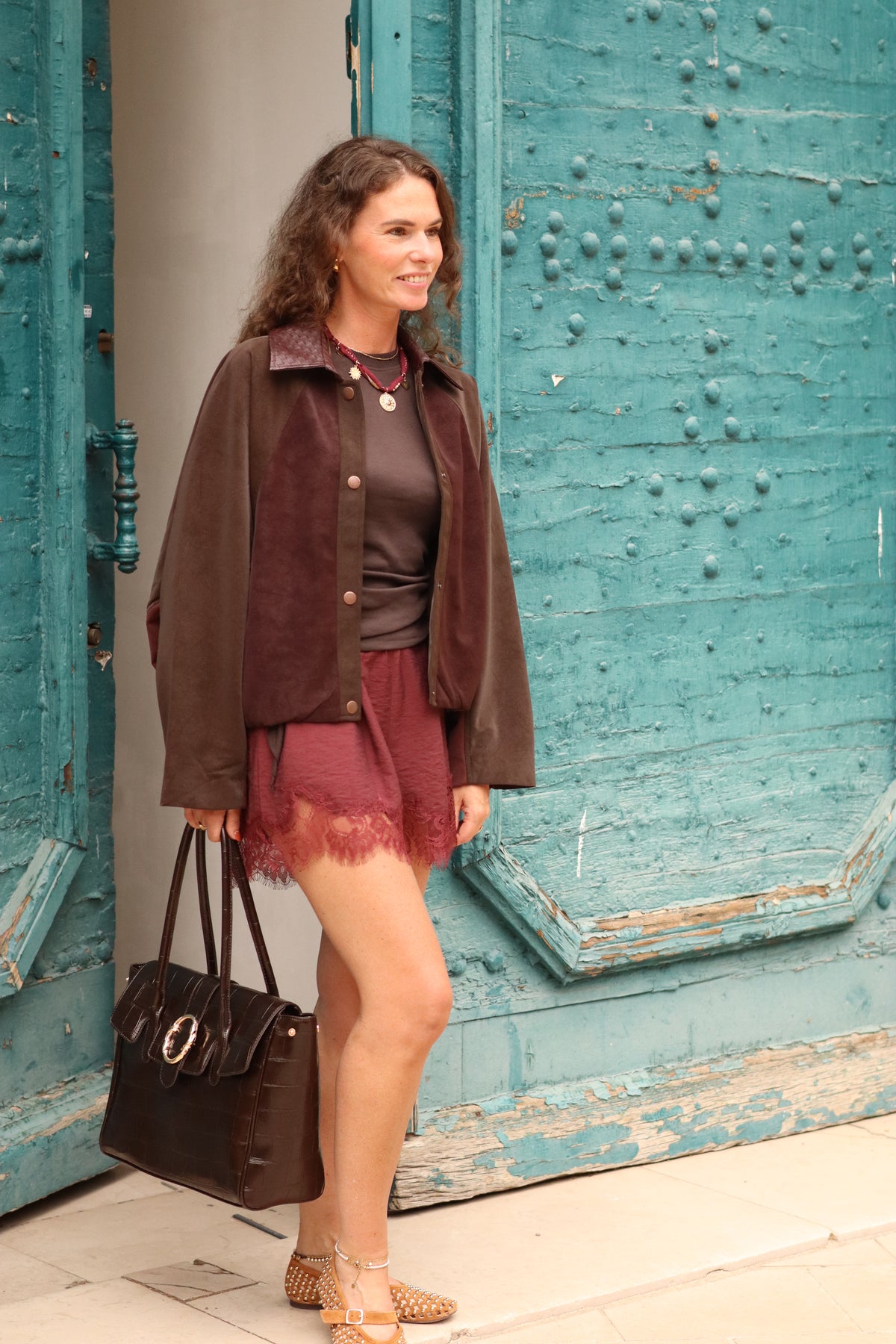 Veste LEANDRO bordeaux