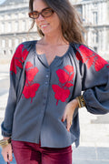 Blouse BLORA anthracite