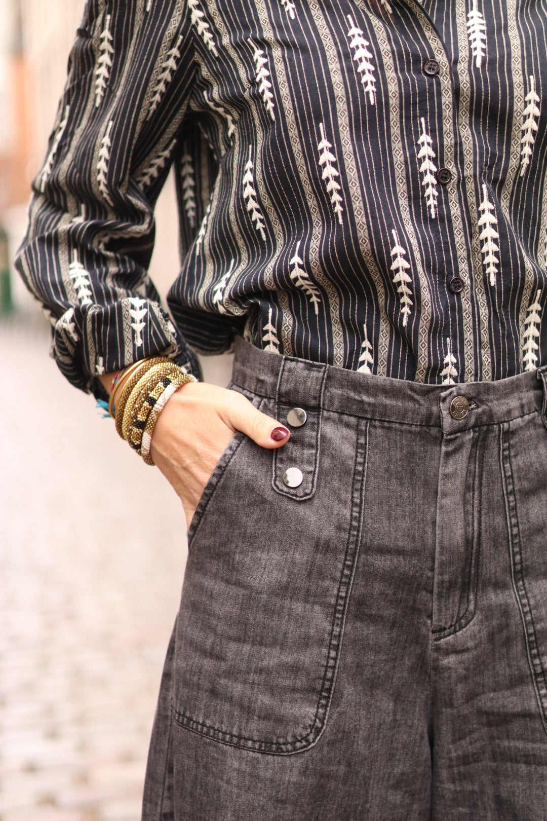 Pantalon IRENE gris
