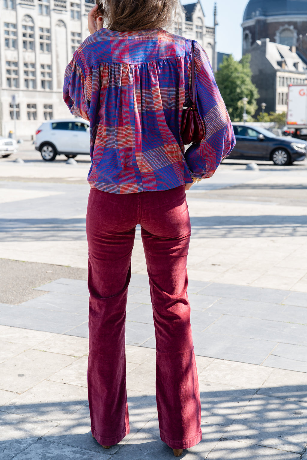 Blouse JANET à carreaux