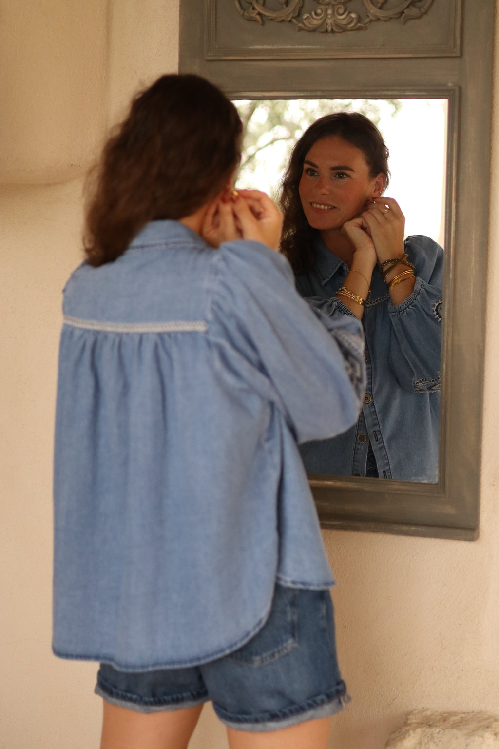Chemise YAFFA bleu denim