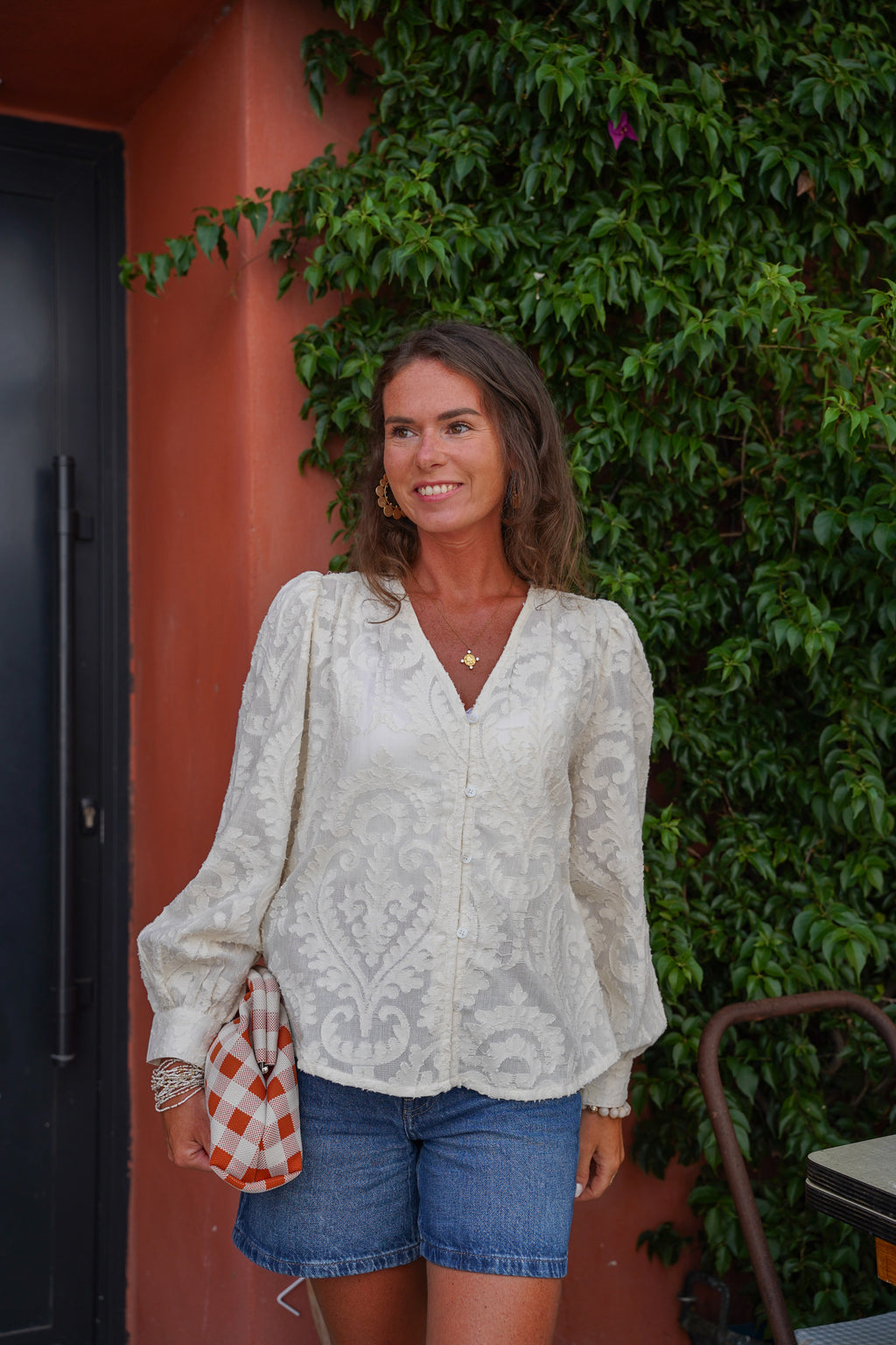 Blouse ample en dentelle BLAIKE