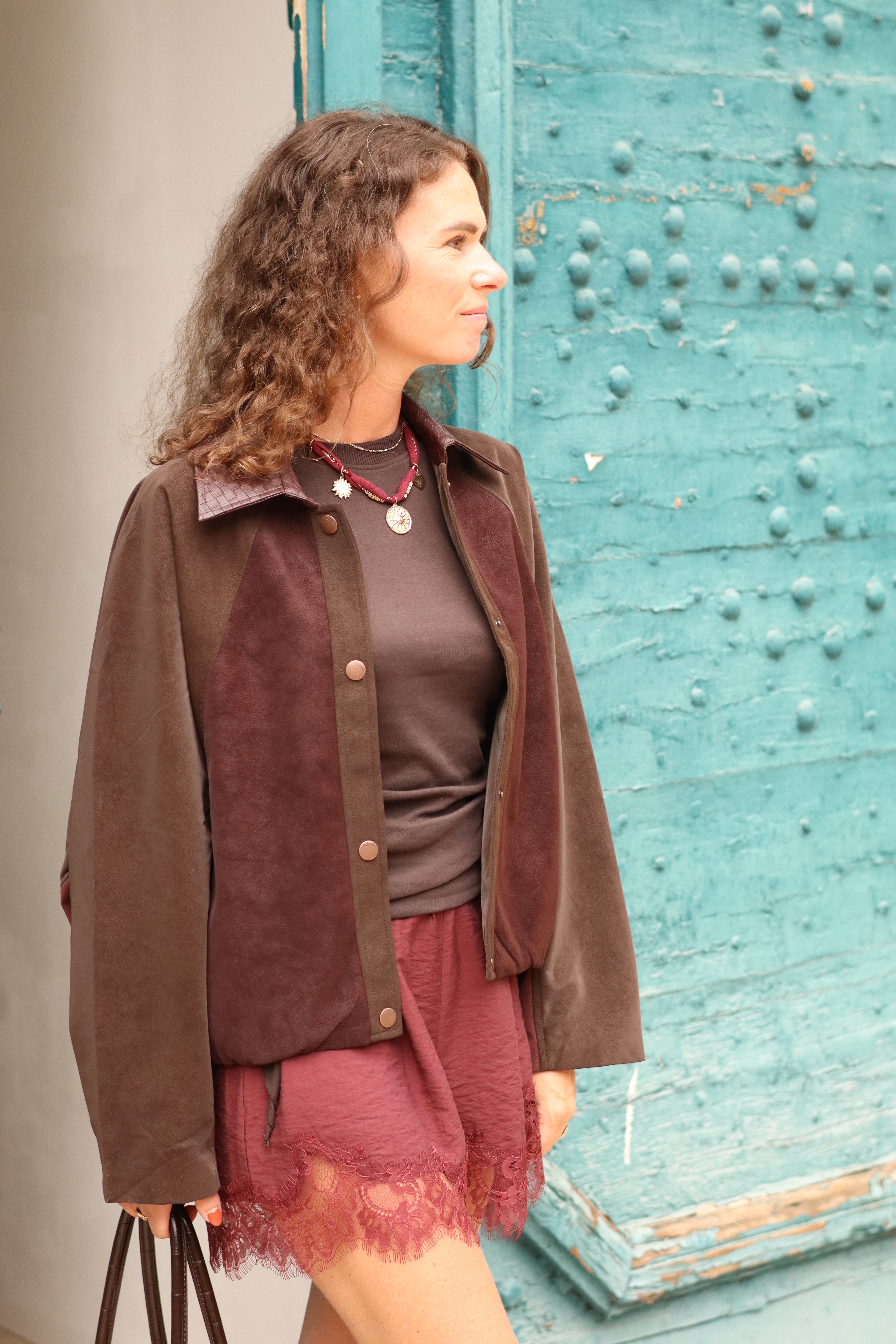 Veste LEANDRO bordeaux