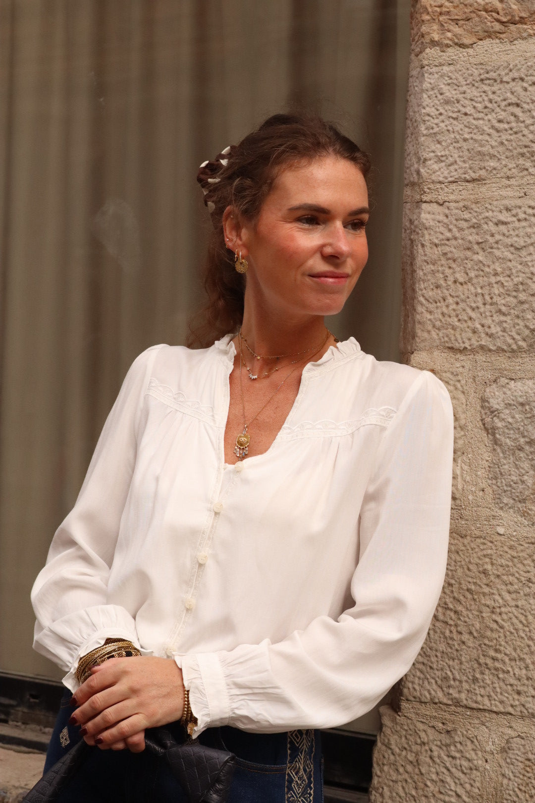 Blouse BOWEN blanc