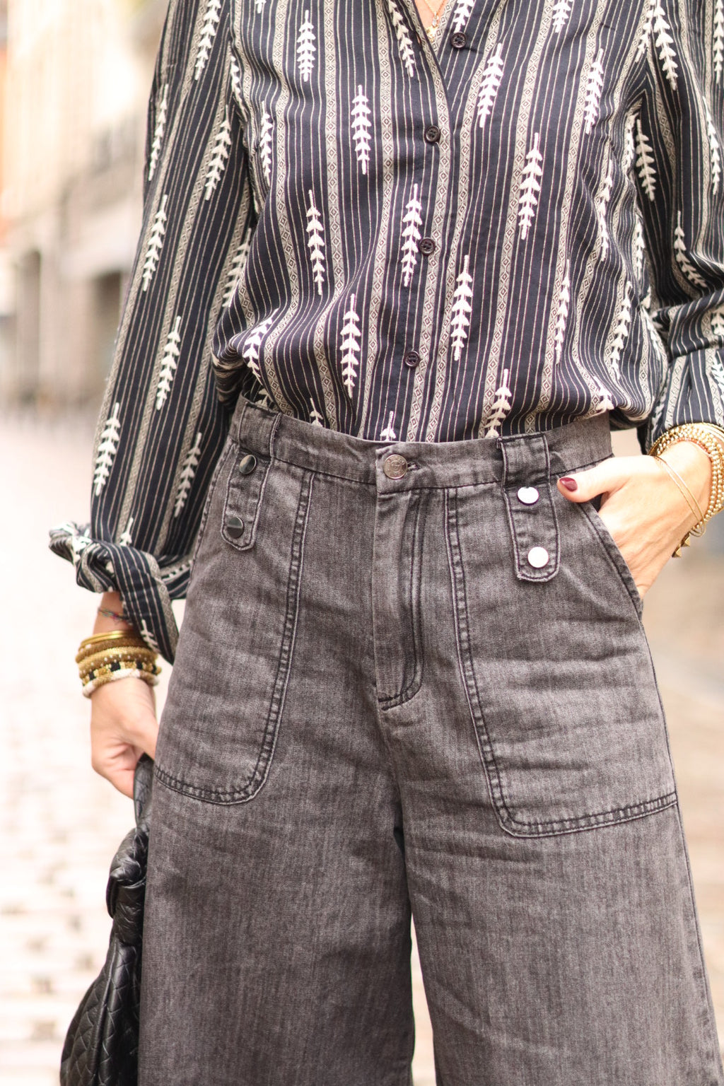 Pantalon IRENE gris