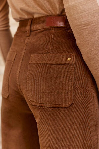 Pantalon ATHLANTY  en velours camel