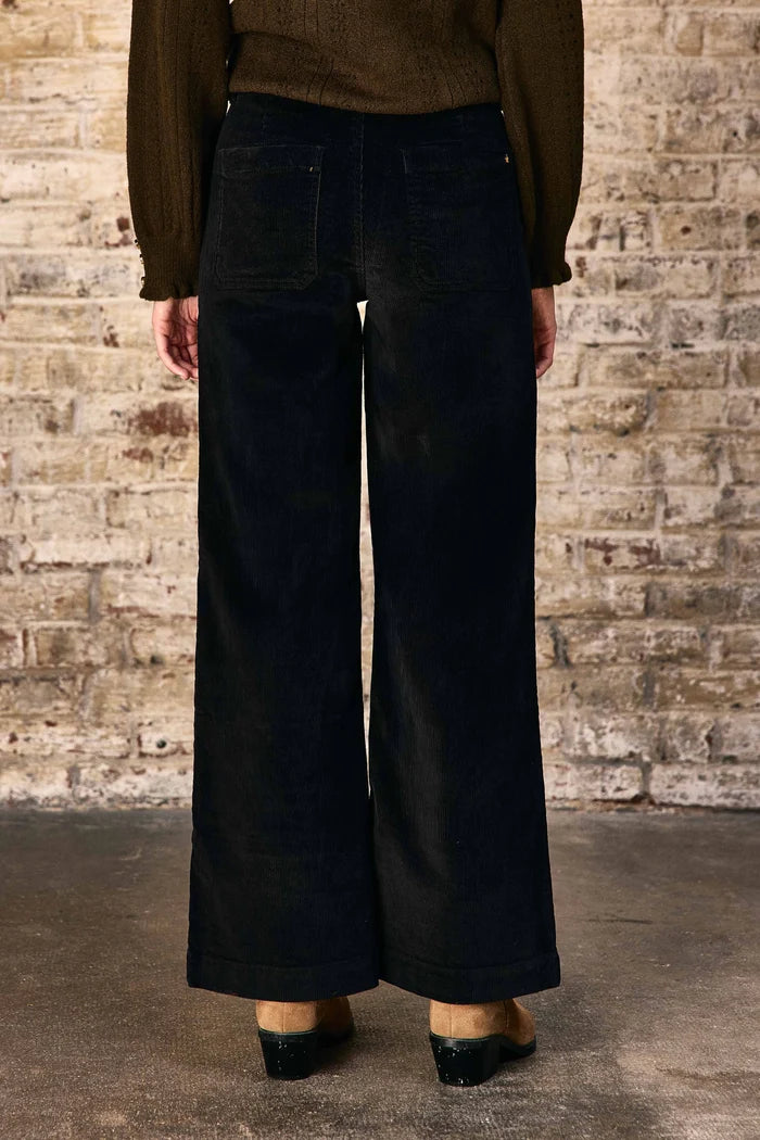 Pantalon ATHLANTY  en velours noir