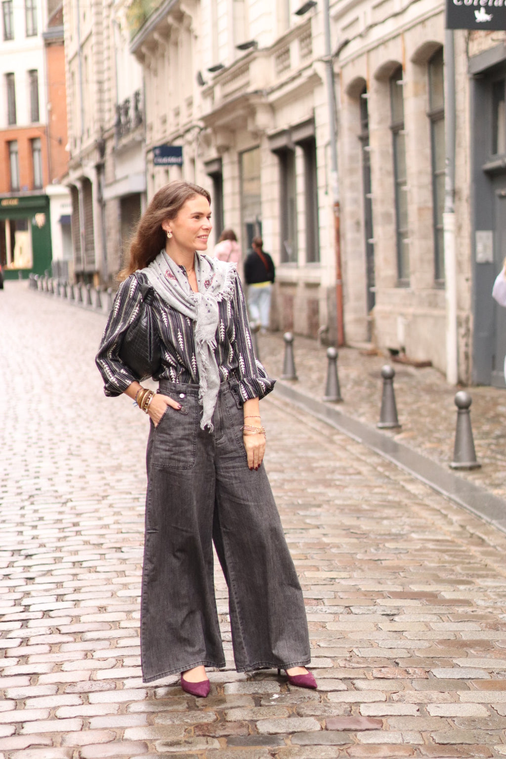 Pantalon IRENE gris