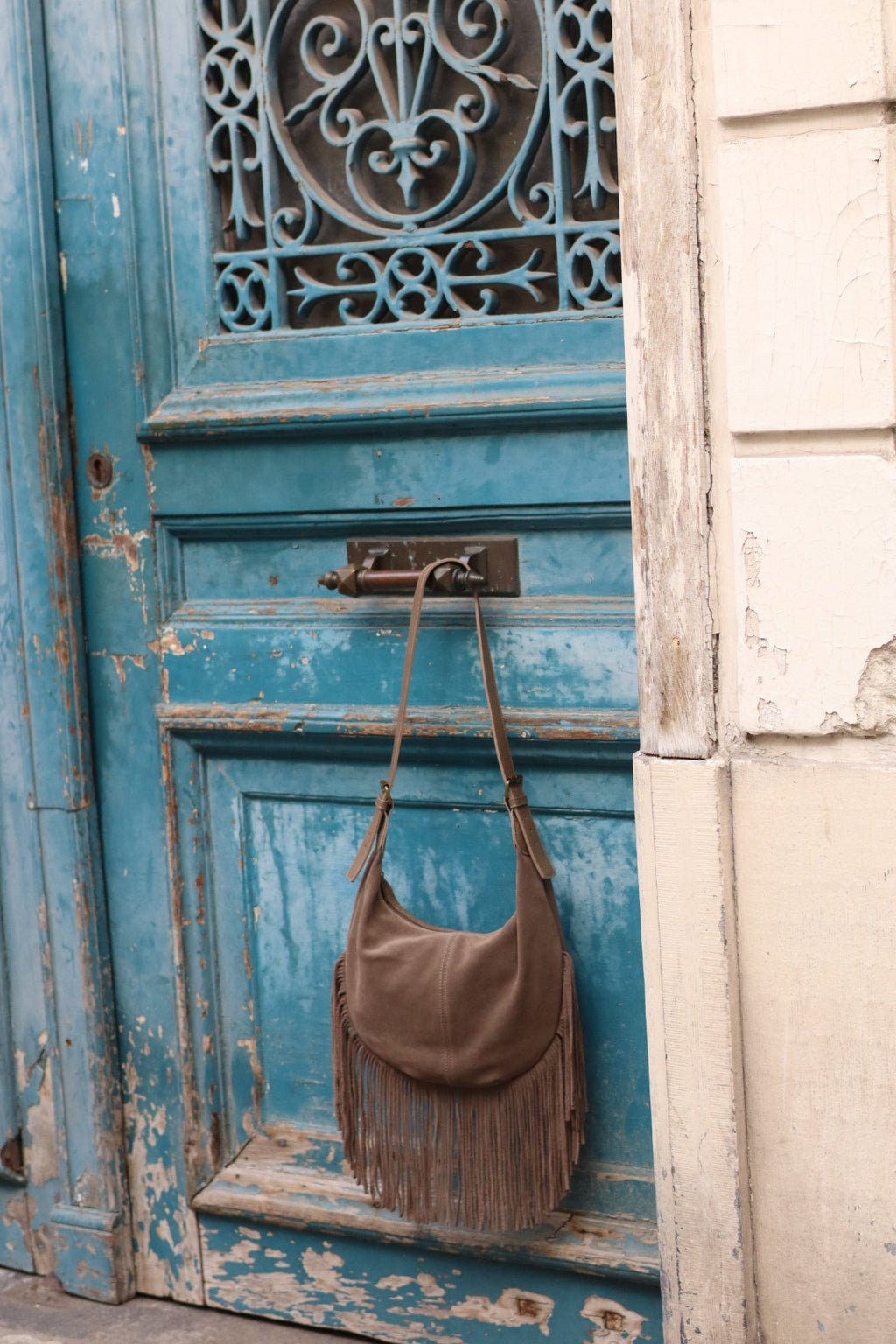 Cardigan MISAN écru et taupe