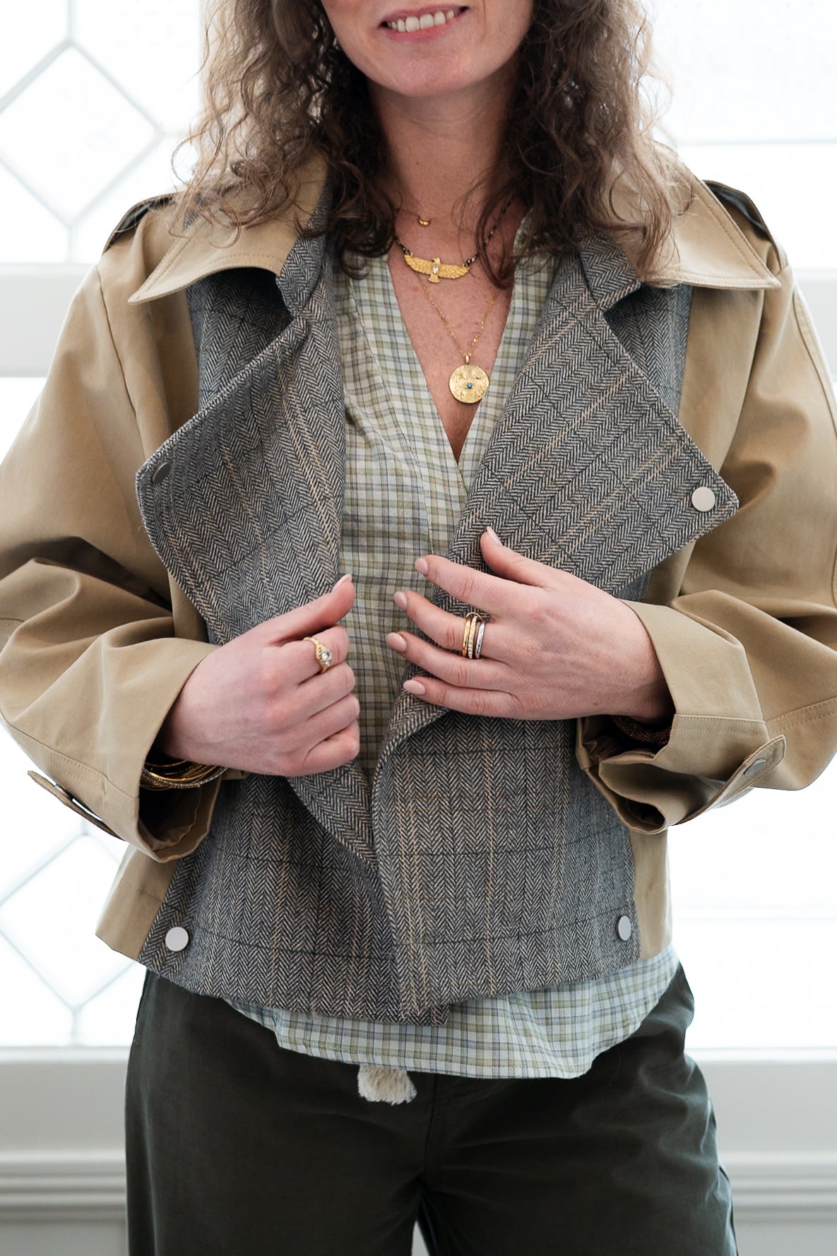 Veste KRIS bi matière