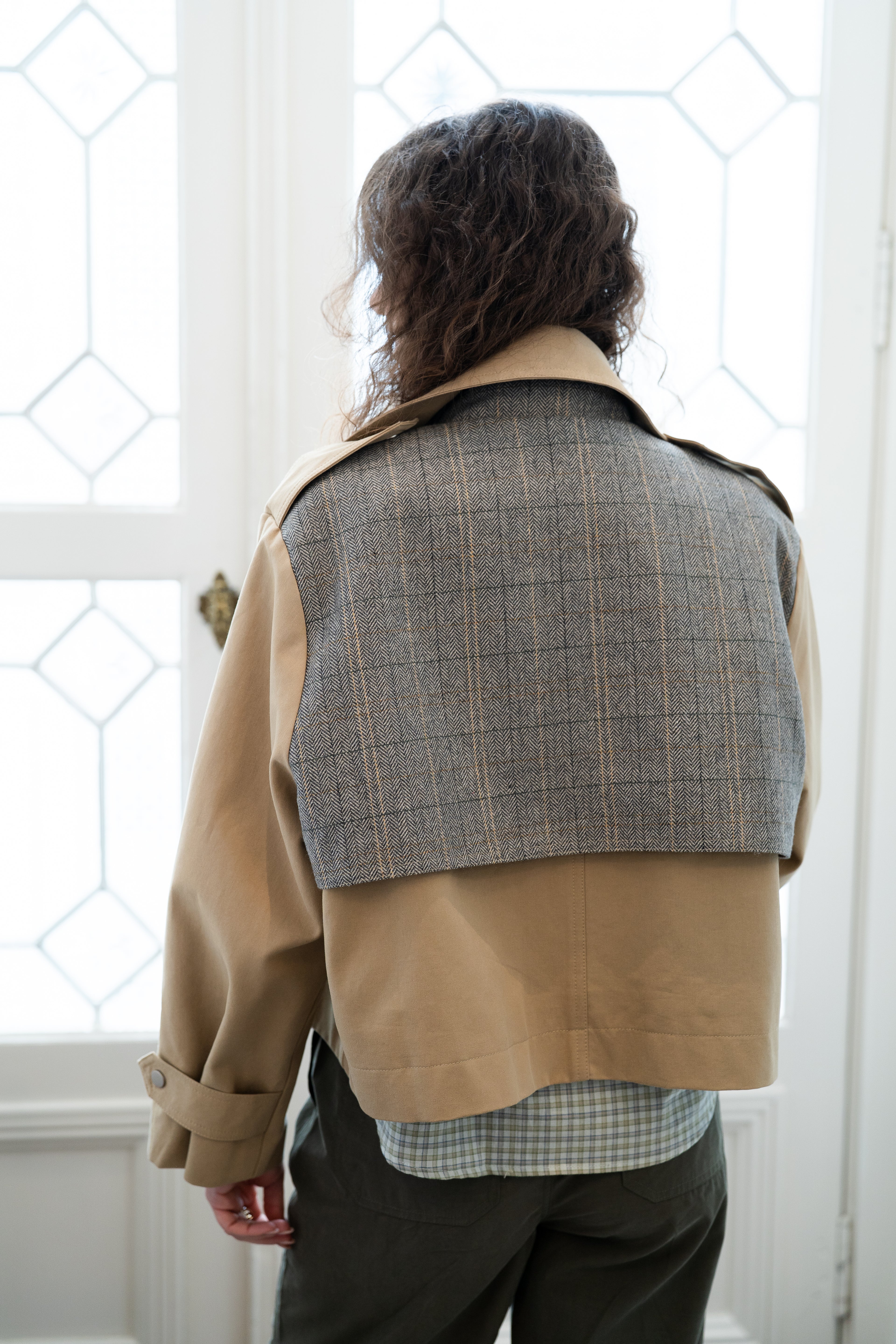 Veste KRIS bi matière