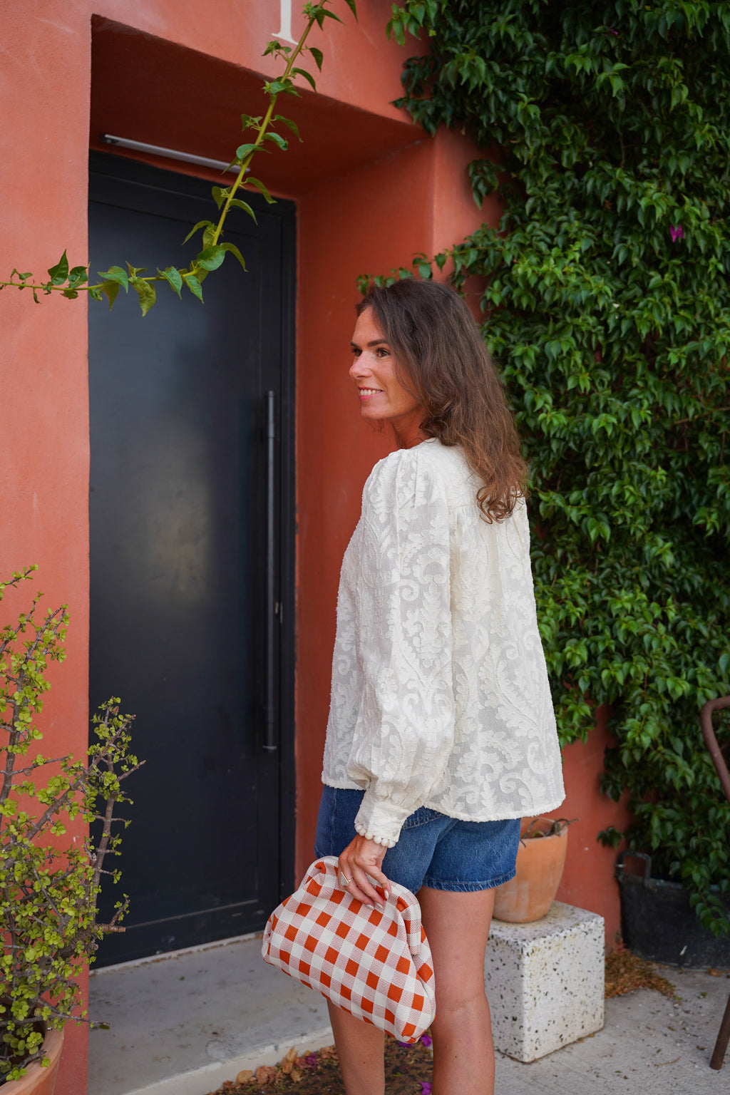 Blouse ample en dentelle BLAIKE