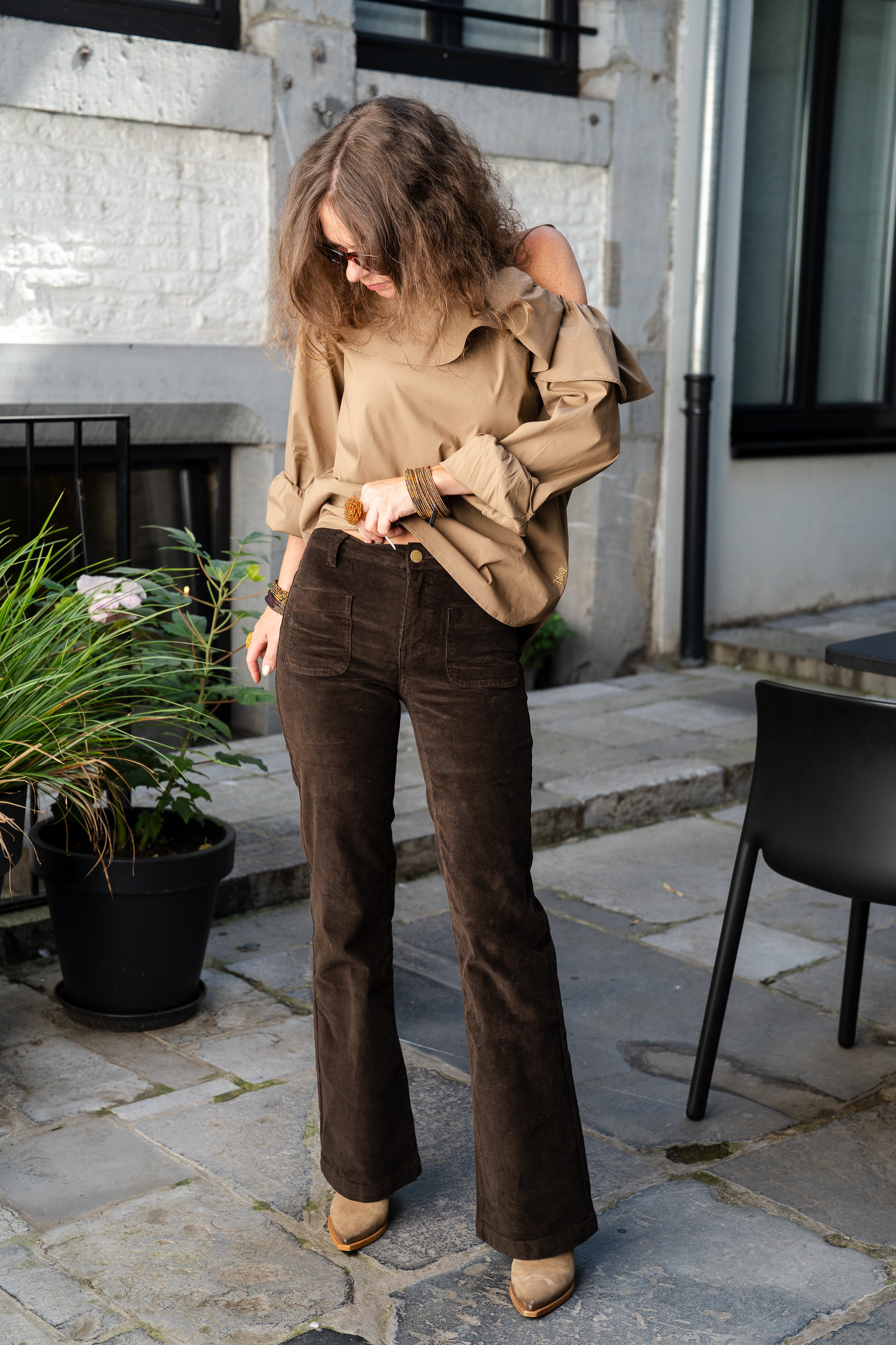 Blouse HORTENSE noix