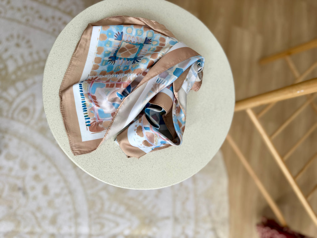 Foulard MOSAIQUE beige