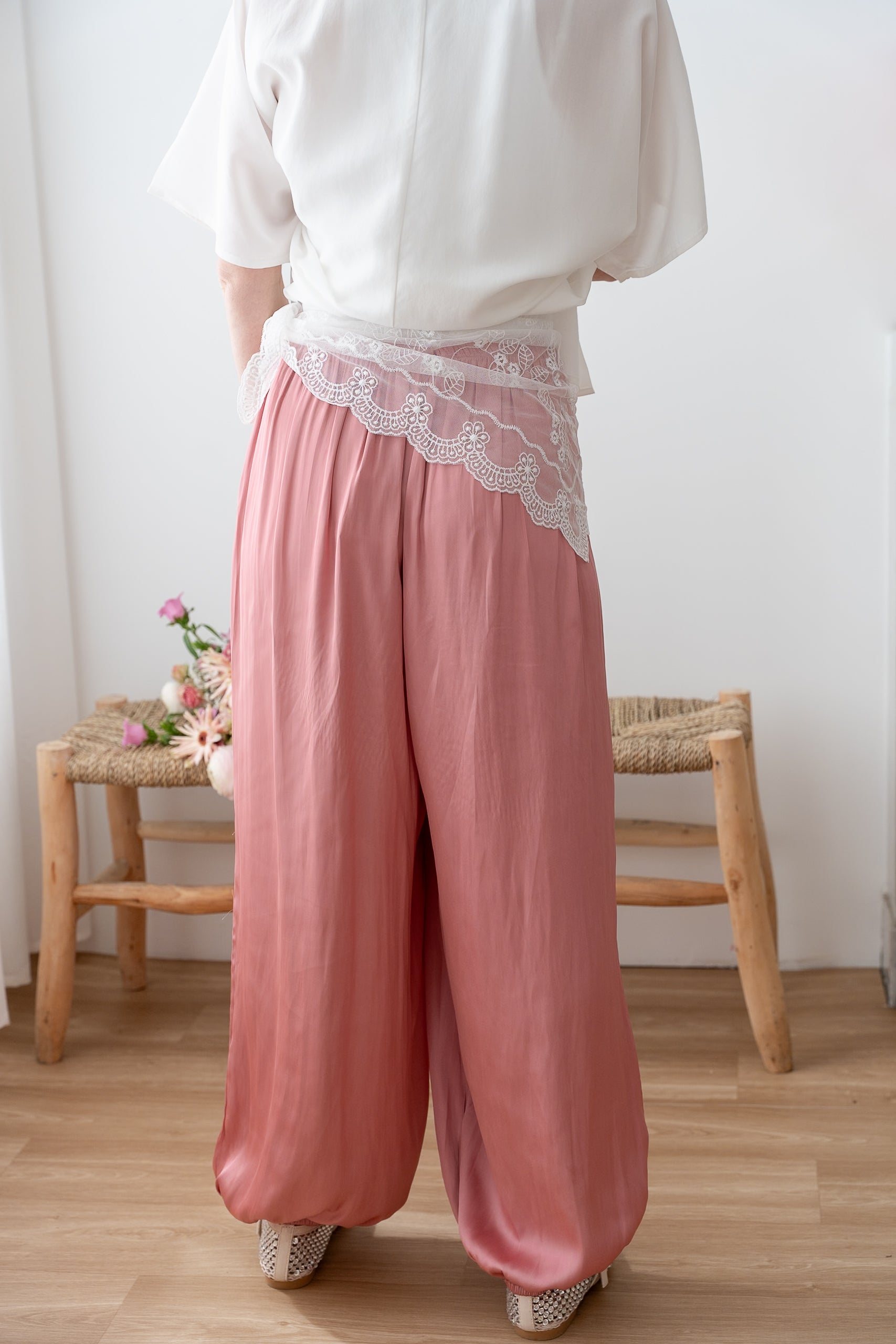 Pantalon Ysiline bois de rose