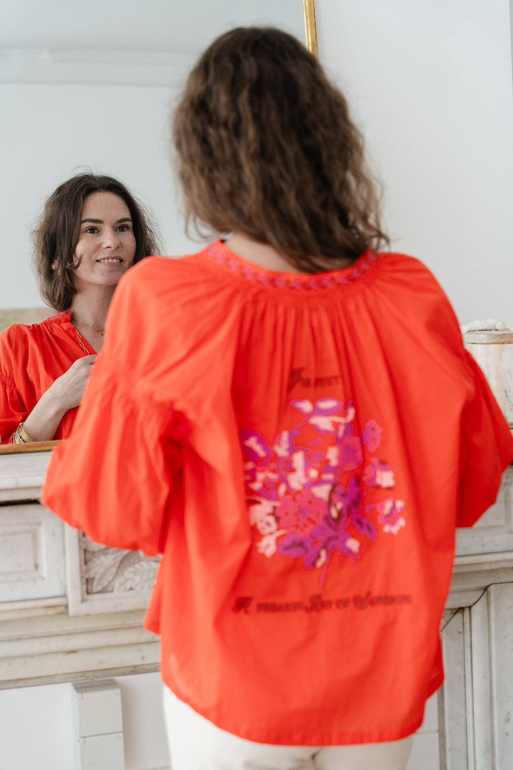 Blouse DANIELE Vermillon