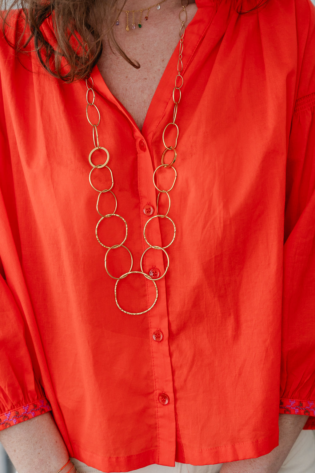 Blouse DANIELE Vermillon