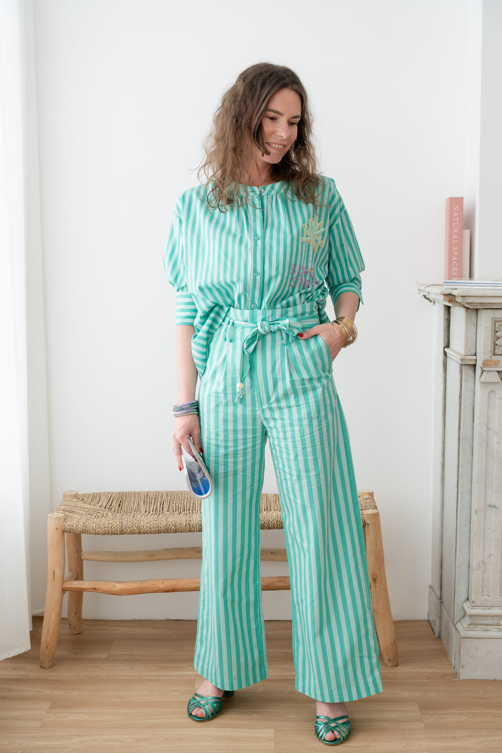 Pantalon NAMI rayé