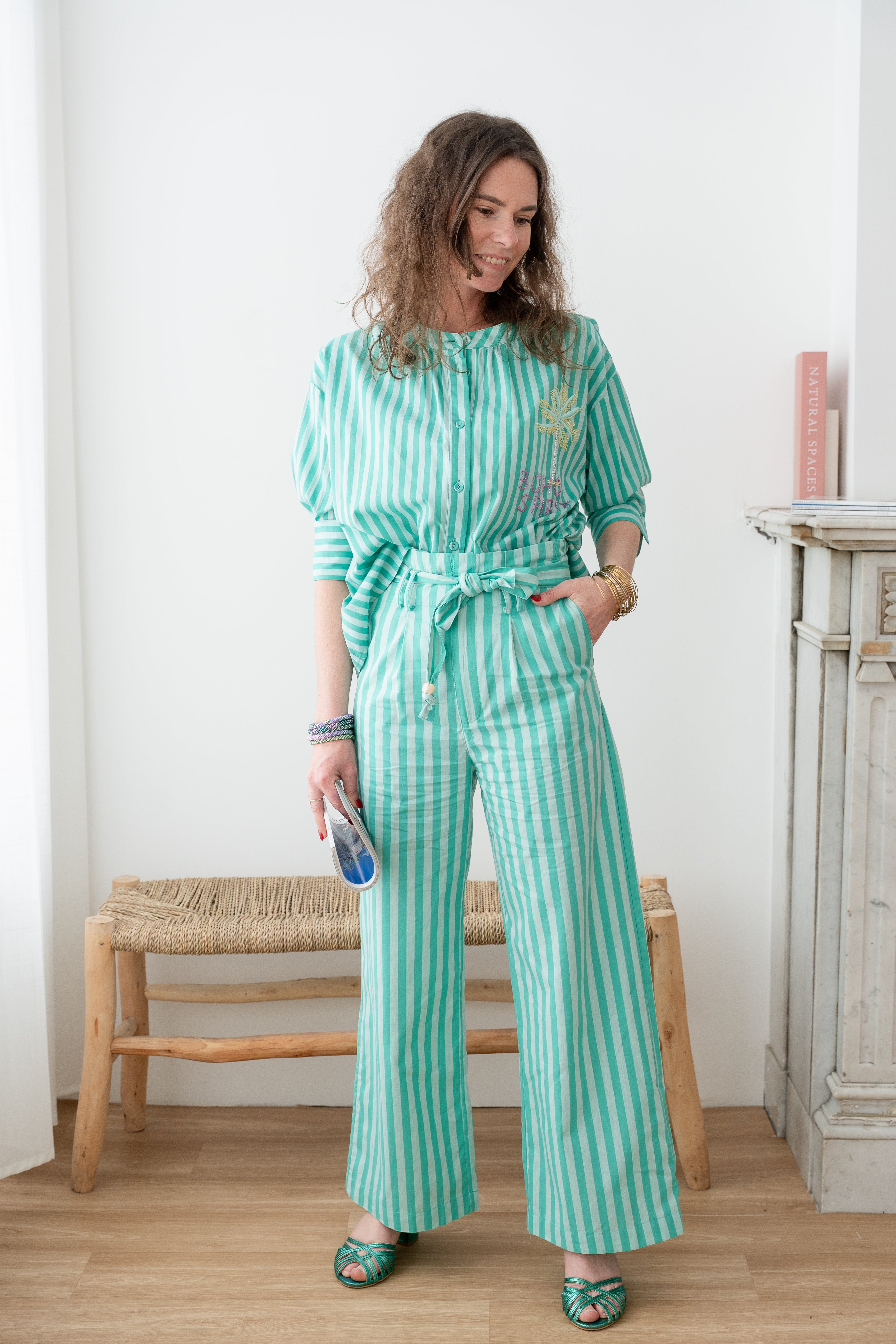 Pantalon NAMI rayé