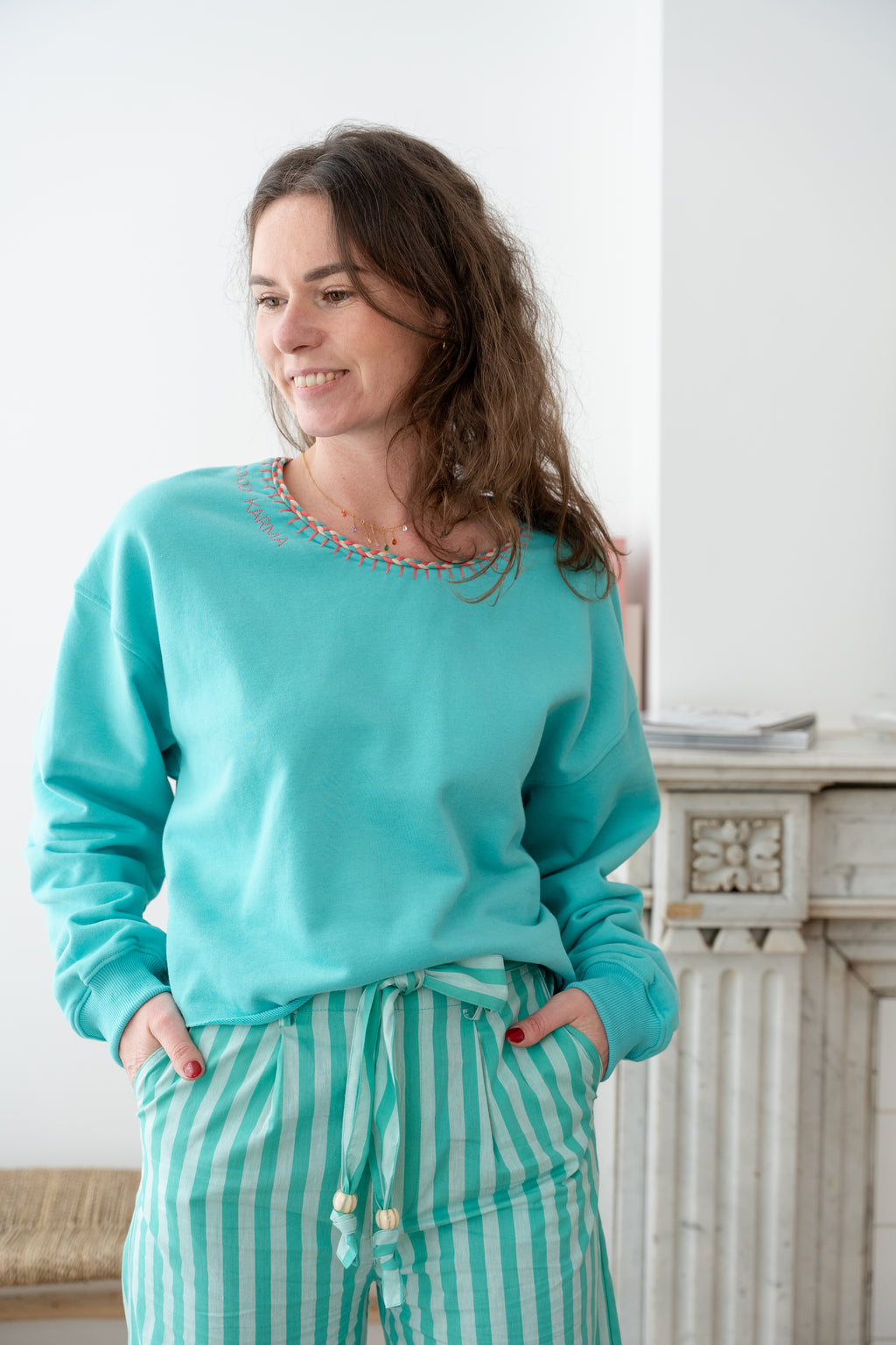 Sweat DARINE turquoise