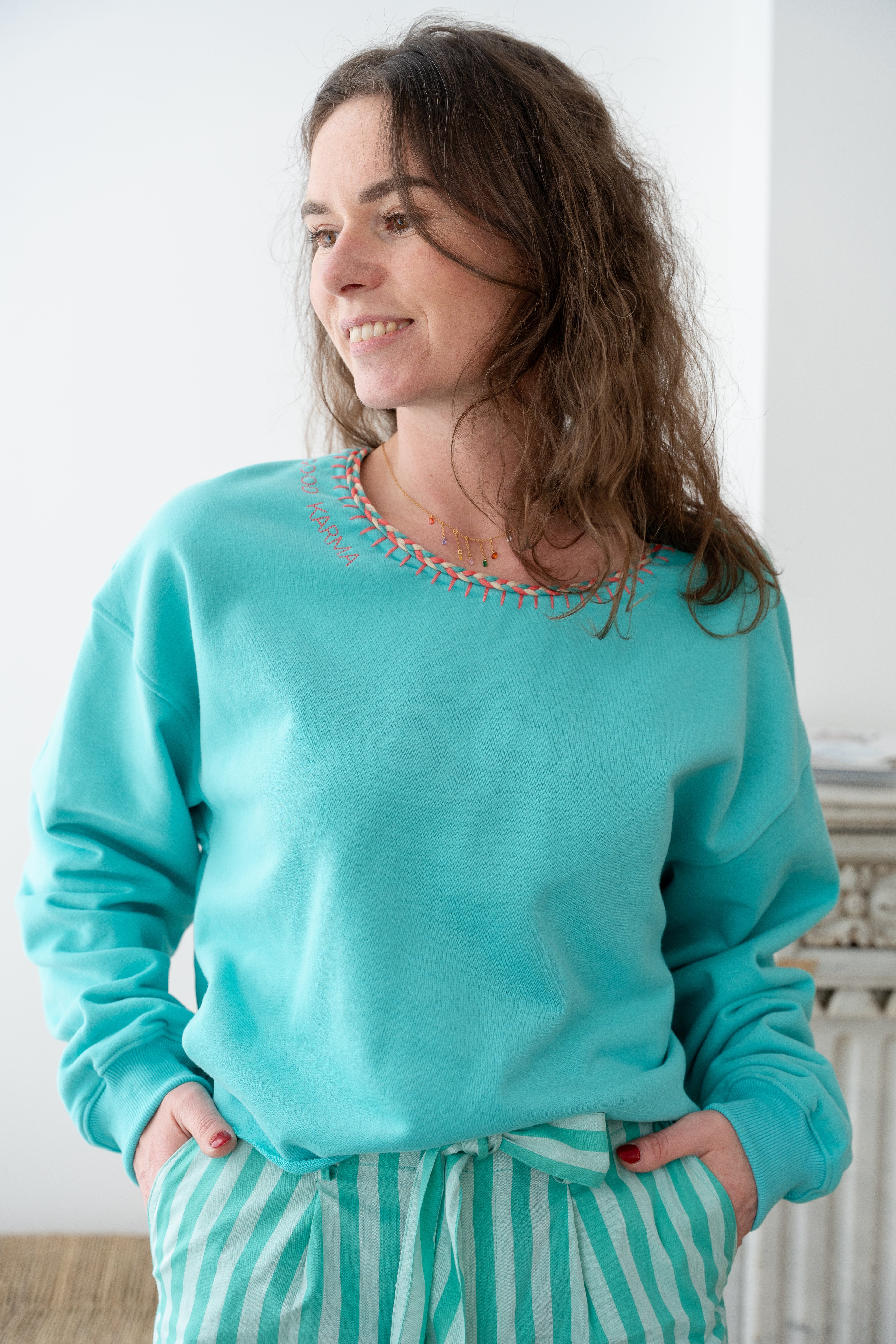 Sweat DARINE turquoise