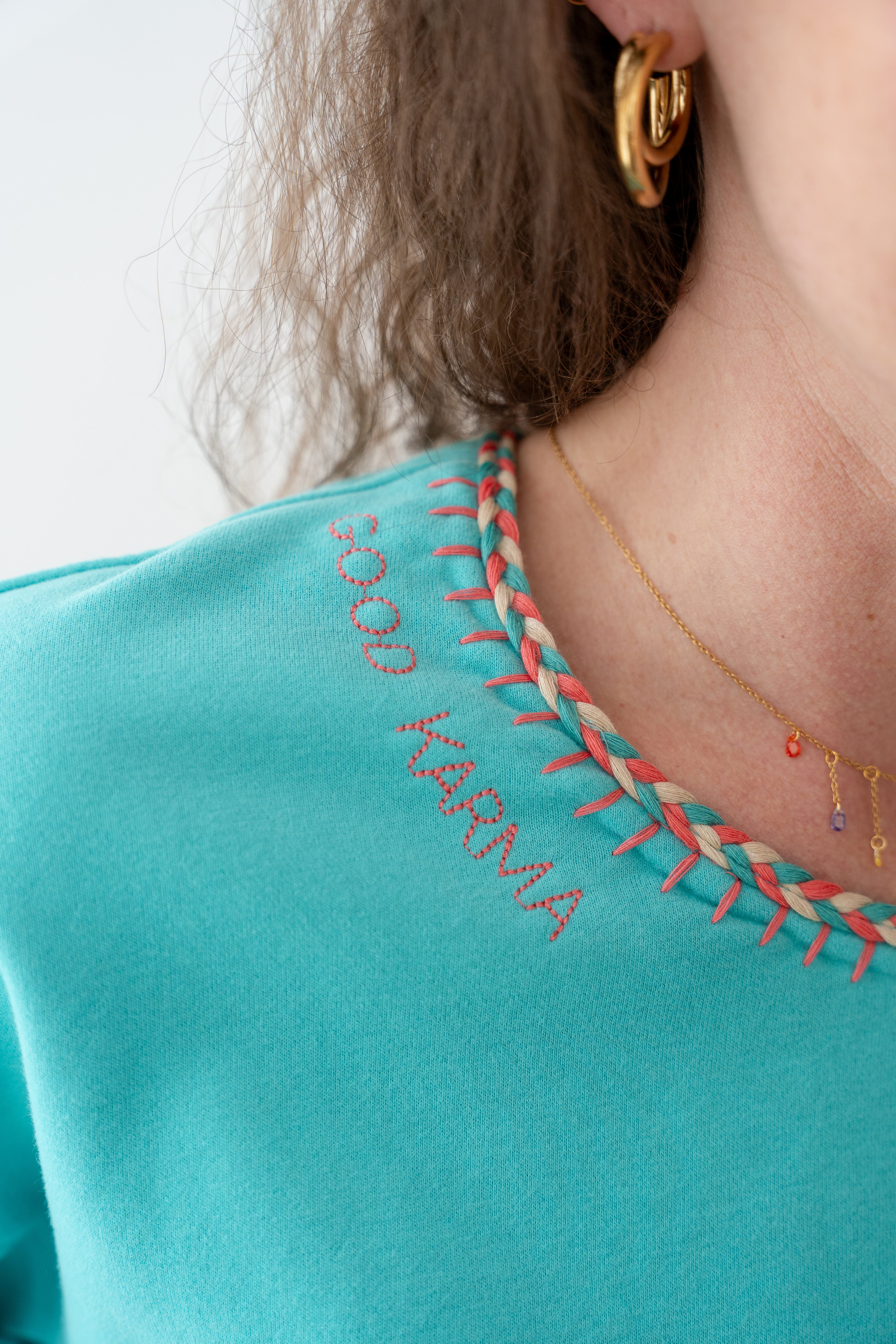 Sweat DARINE turquoise