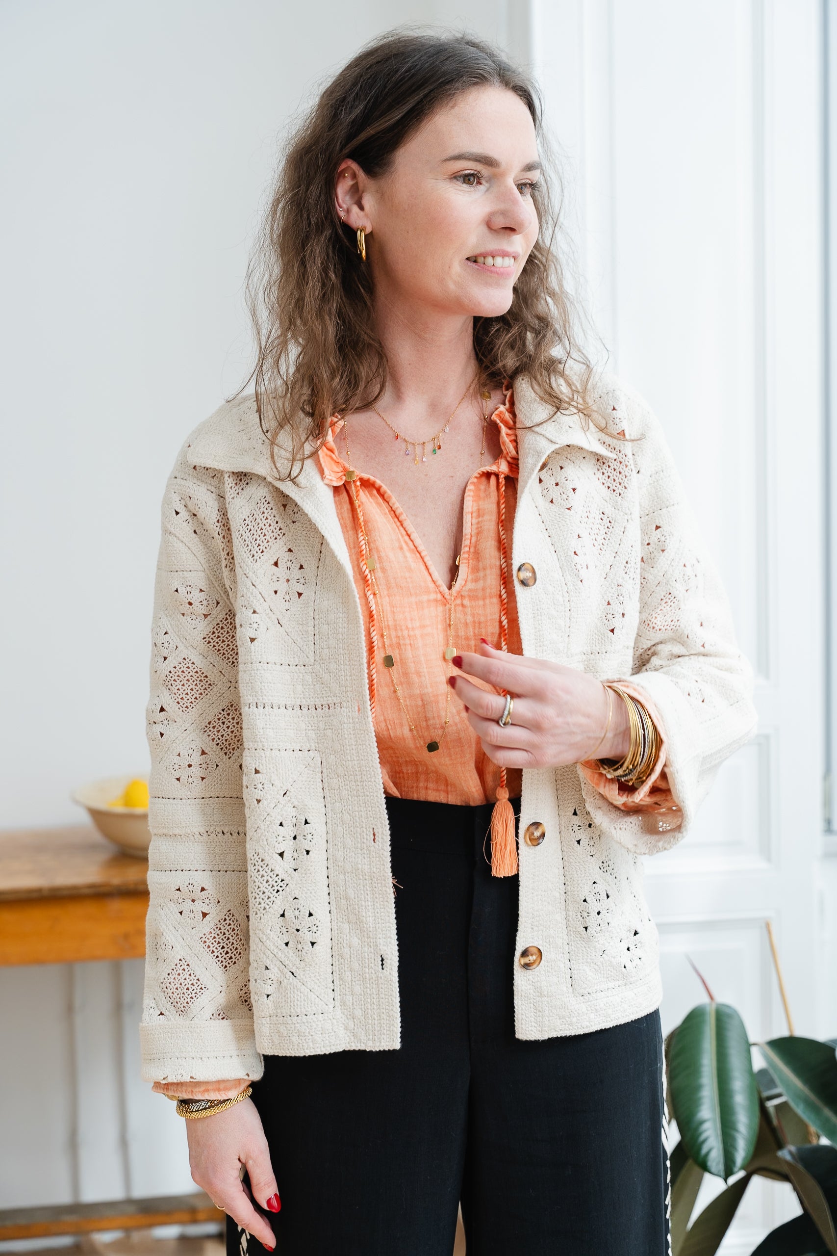 Veste VALIA en crochet