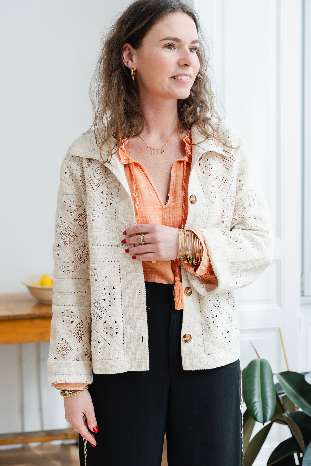Veste VALIA en crochet