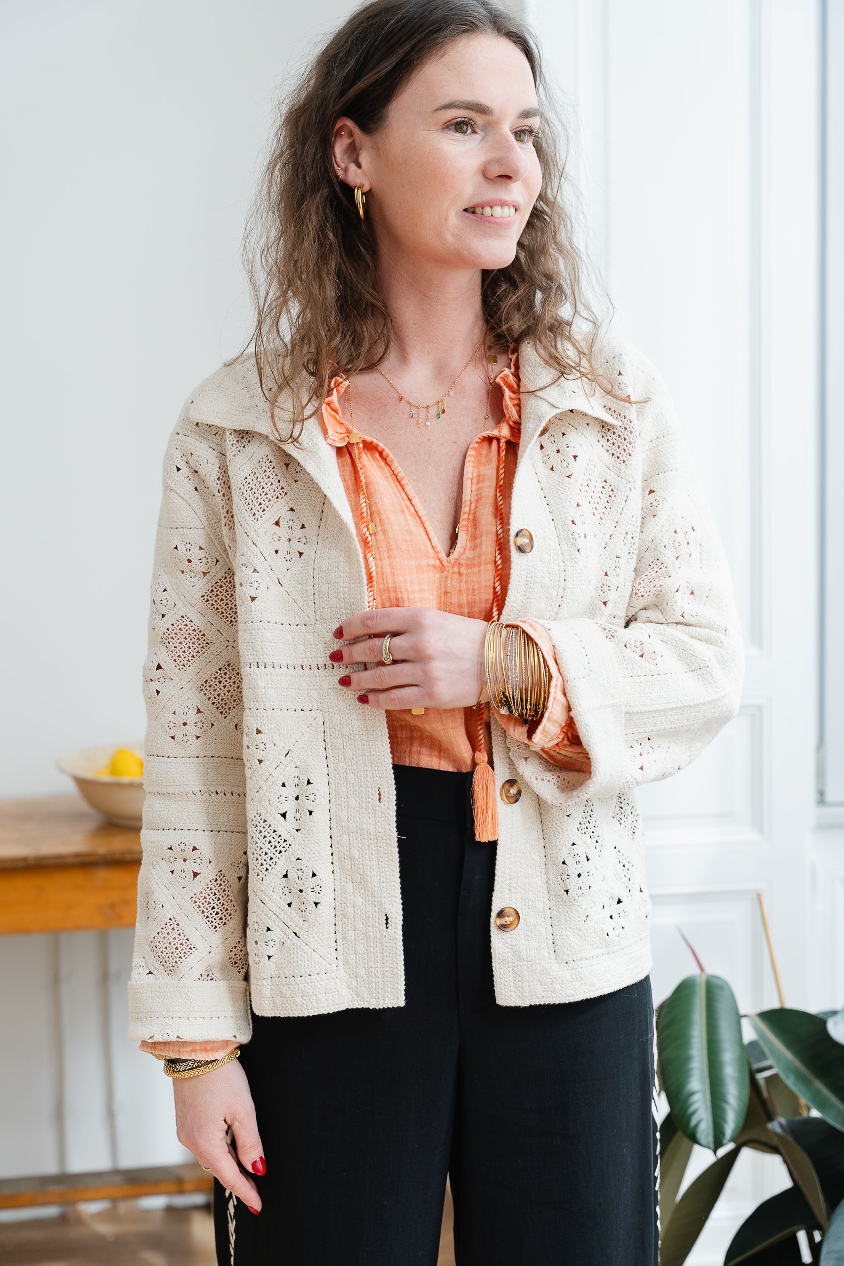 Veste VALIA en crochet