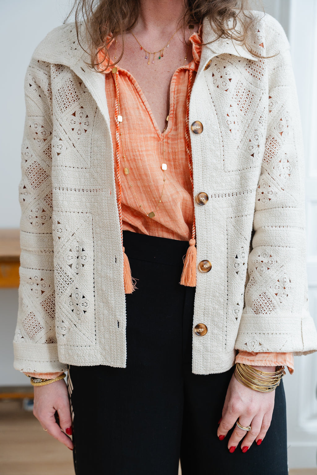 Veste VALIA en crochet
