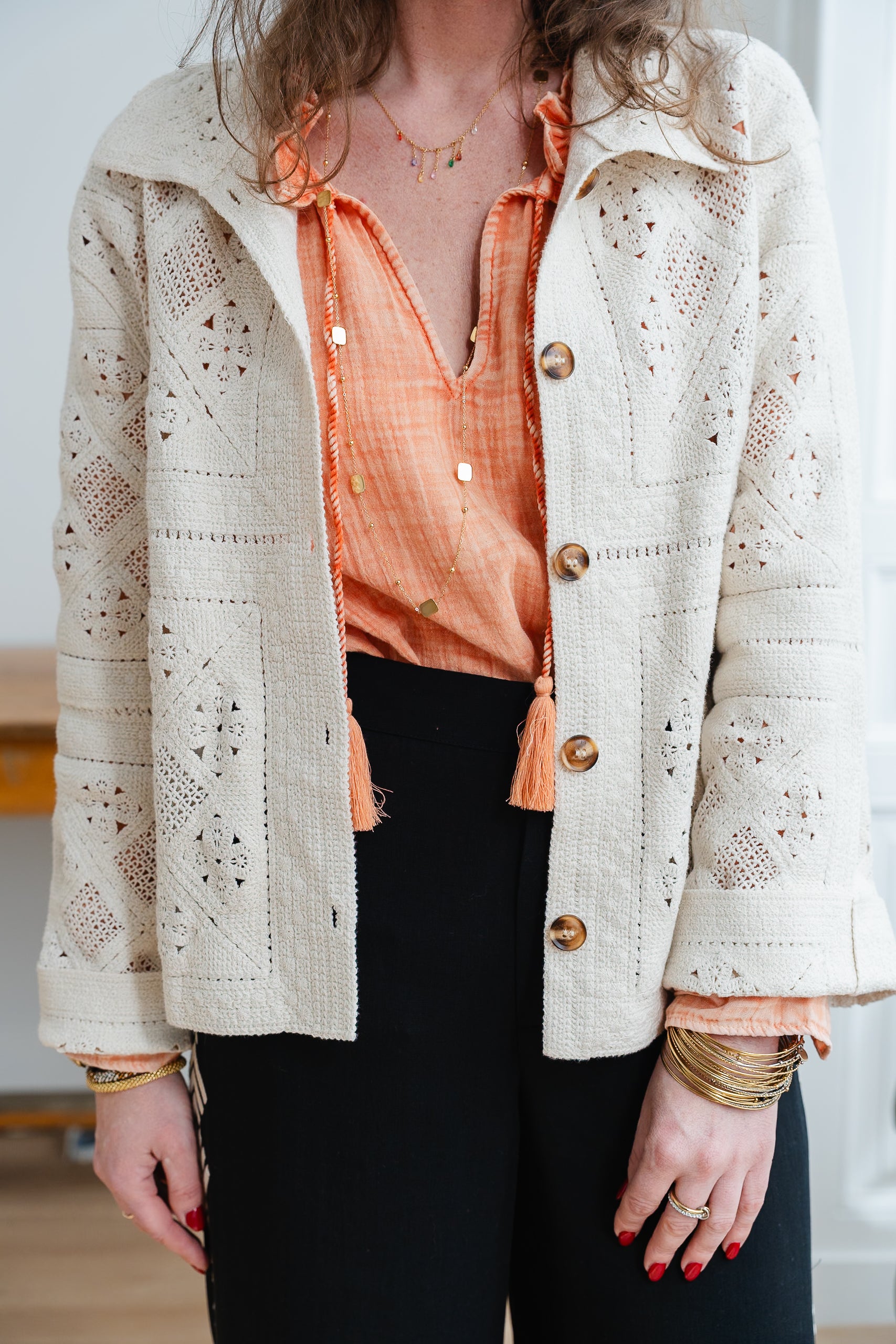 Veste VALIA en crochet