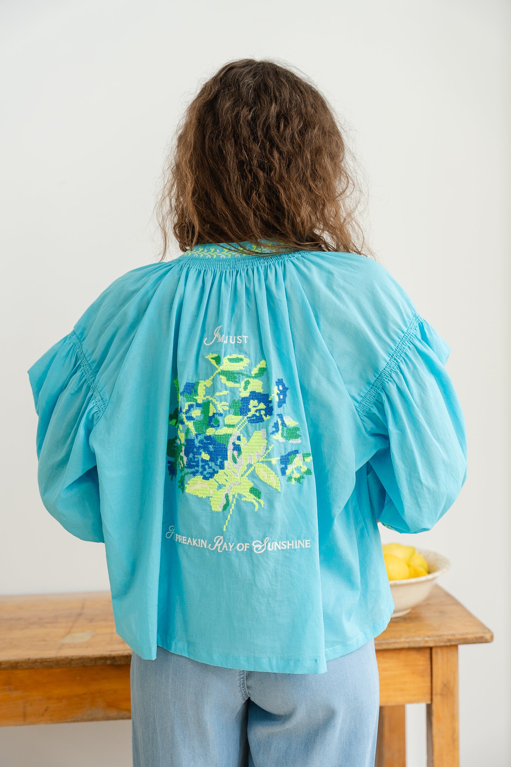 Blouse DANIELE Turquoise
