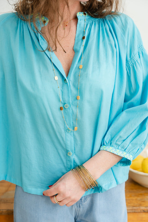 Blouse DANIELE Turquoise